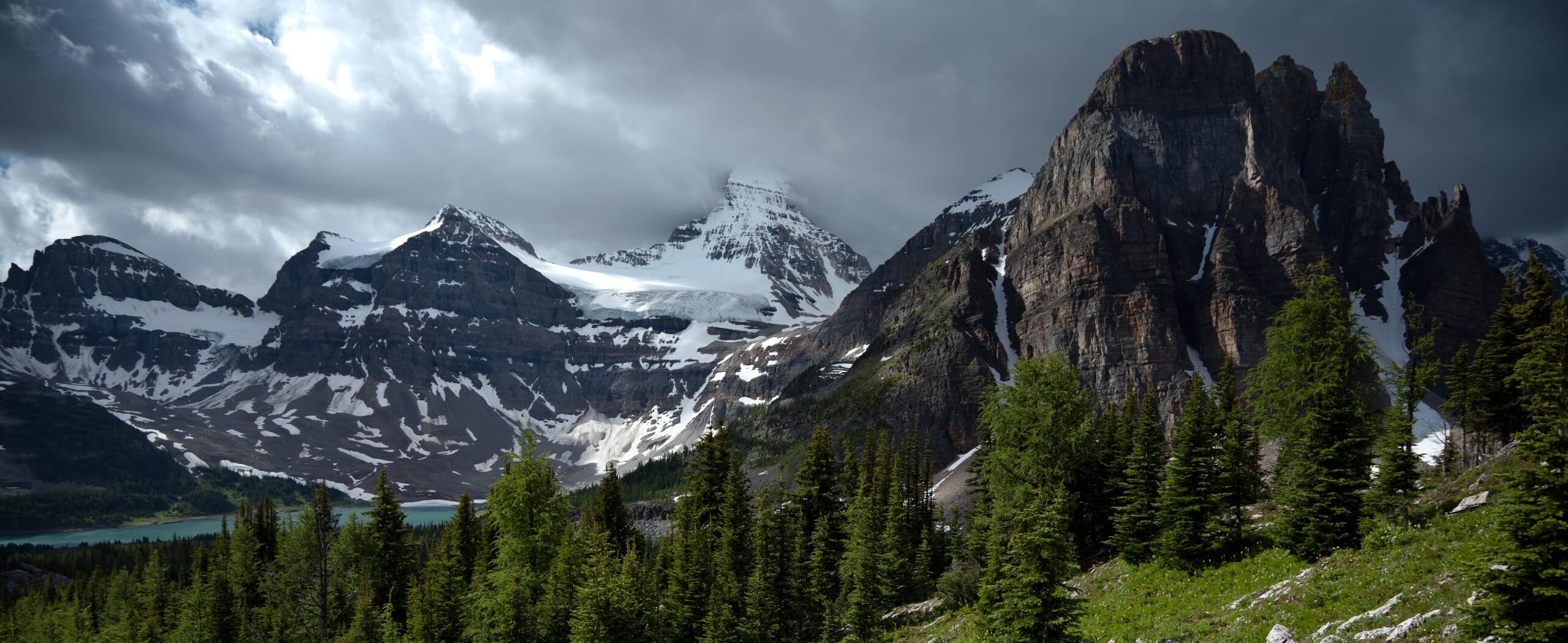 Backpacking near Mount Assiniboine