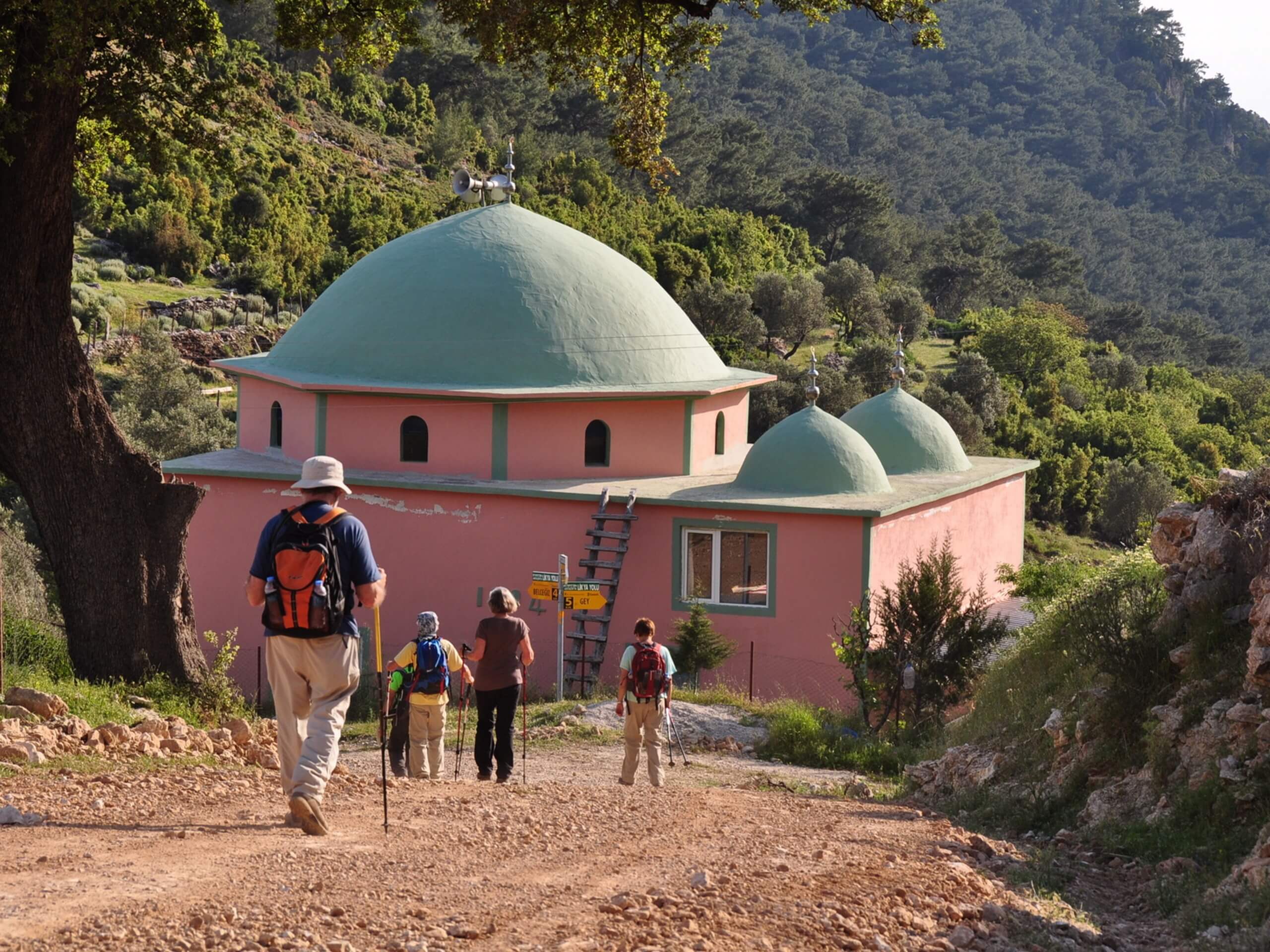 Beautiful local architecture seen while walking the Seven Capes Trek