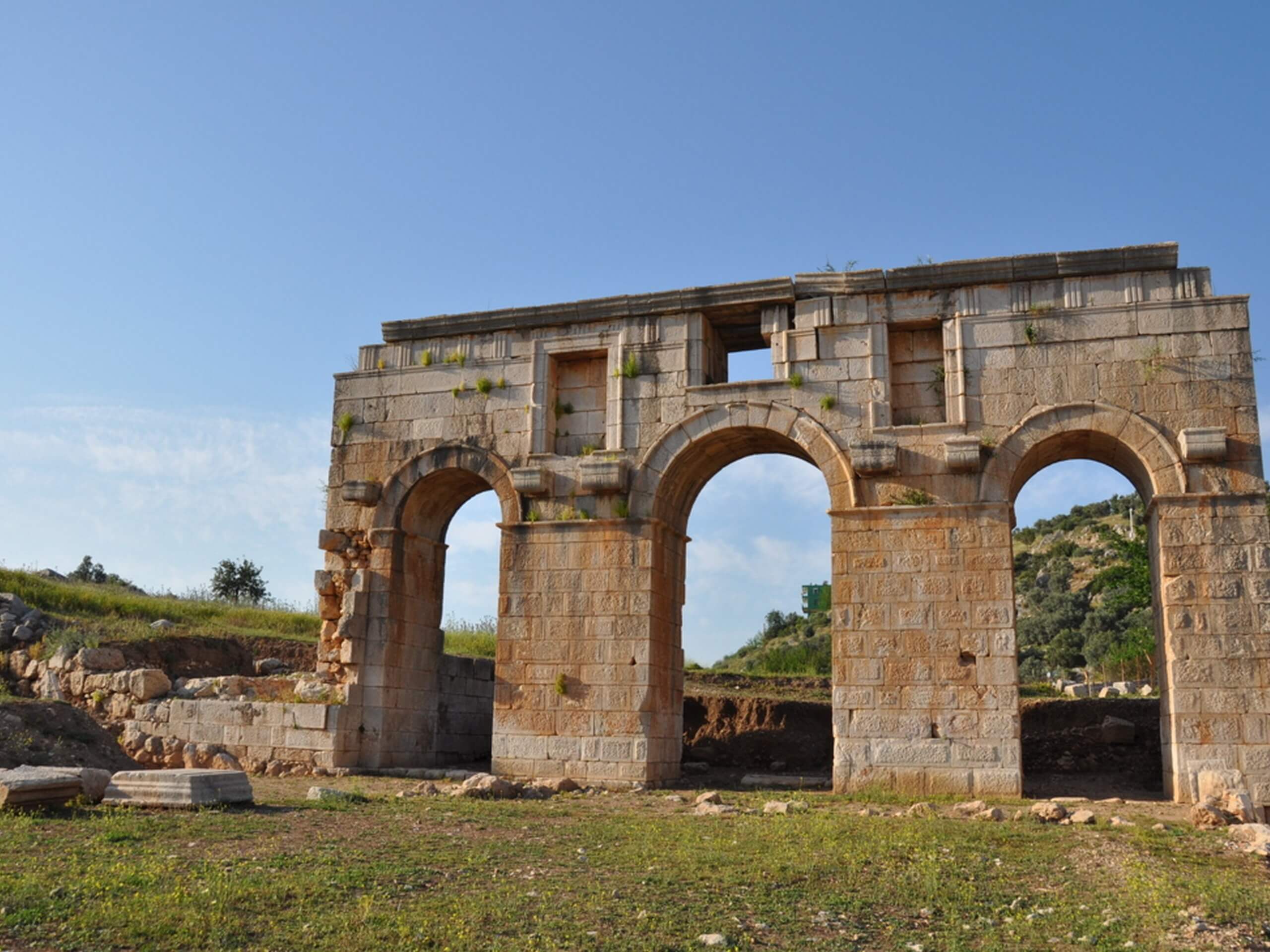 Old ruins seen while walking the Lycian Way