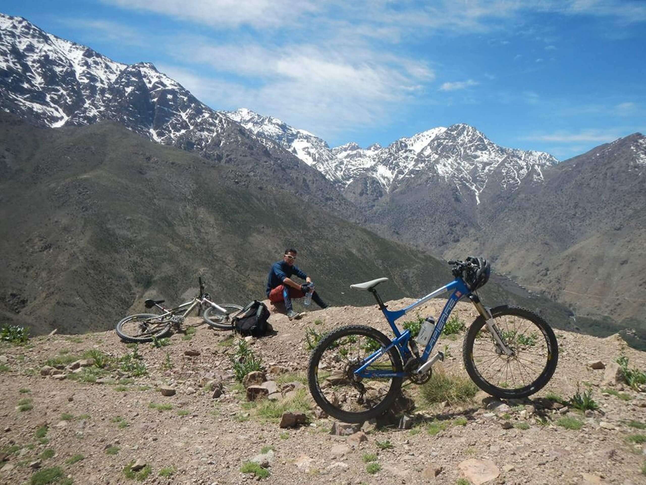 Mountain Bike in Atlas Mountains