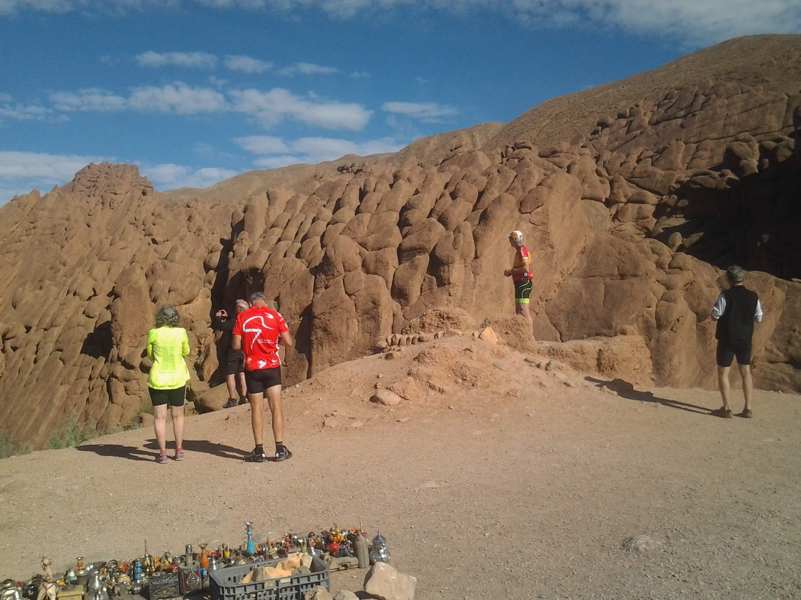 Beautiful views seen in Morocco while on mountain biking trip with a guide