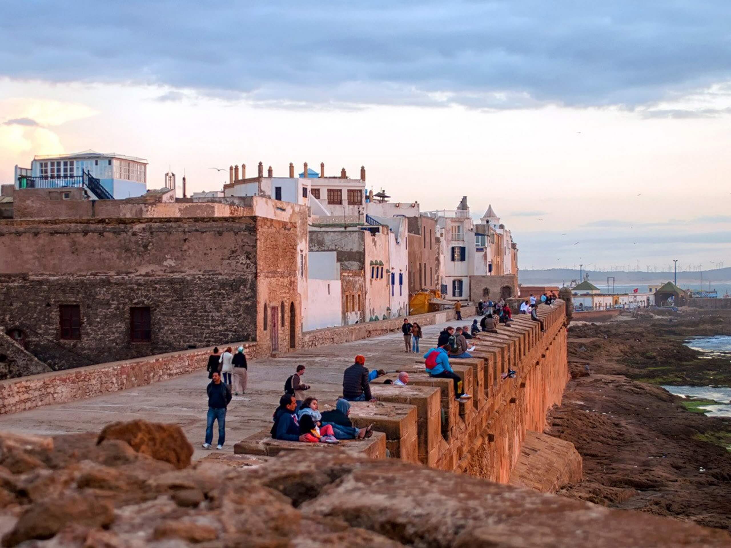 Moroccan Coastal views seen while on Road Biking Tour