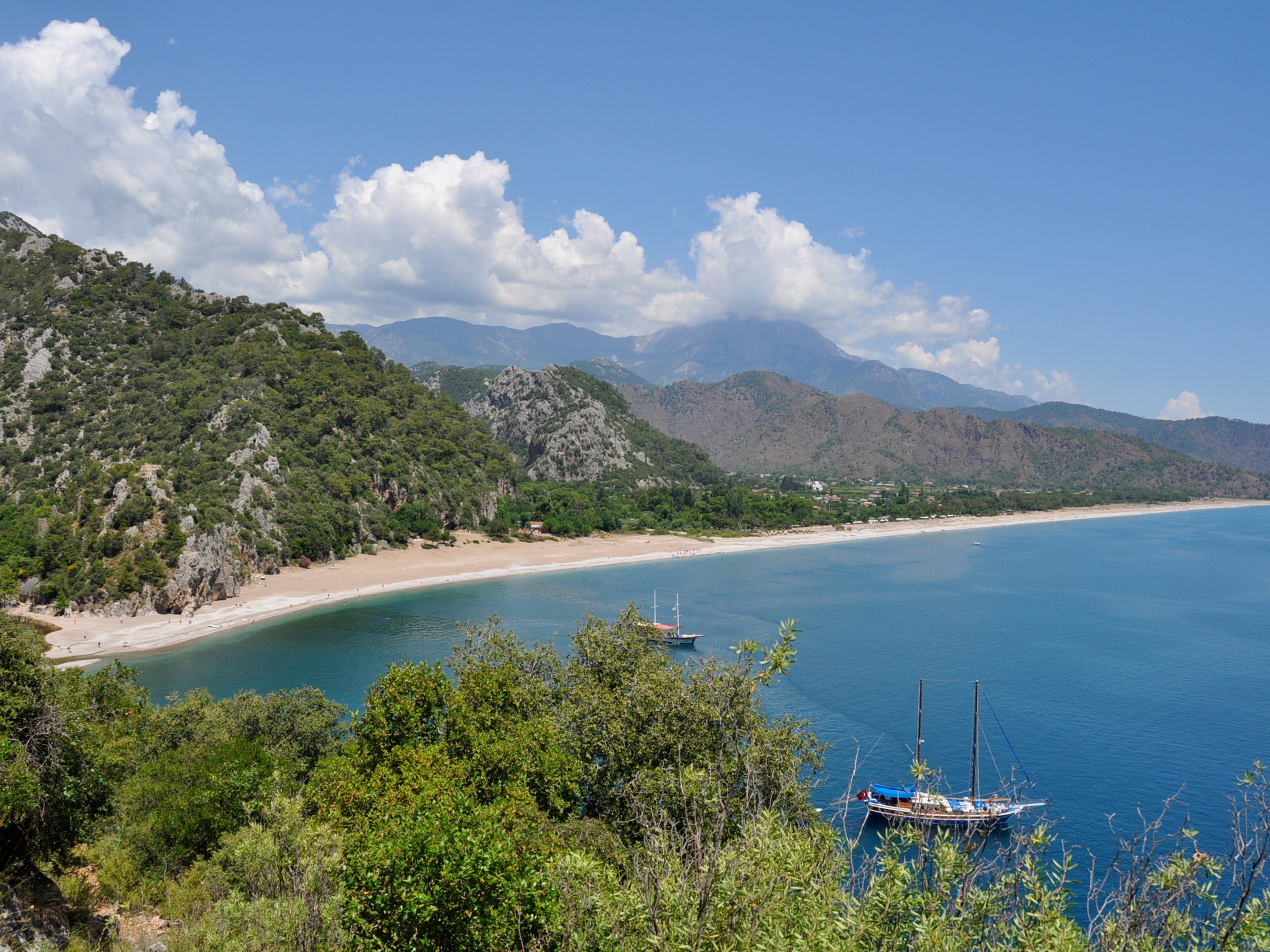 Cirali beach views