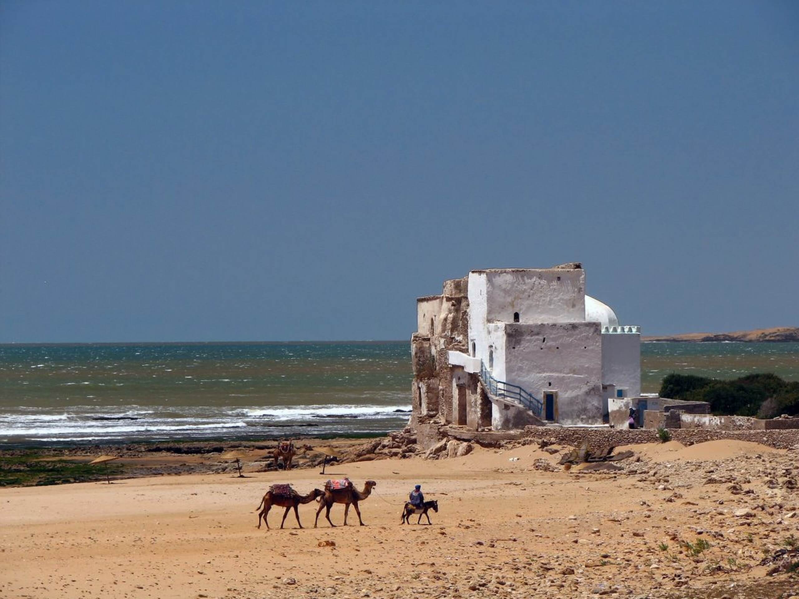 Sandy beach in Morocco