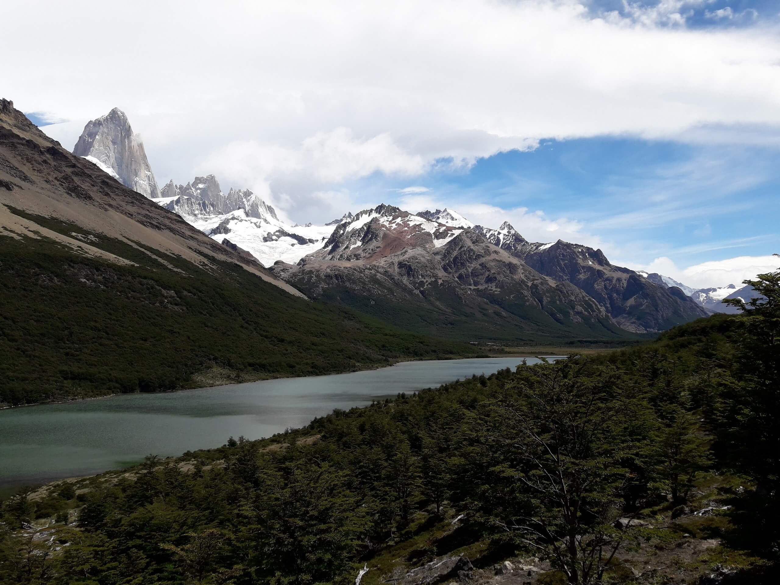 Wide valley in Patagonia