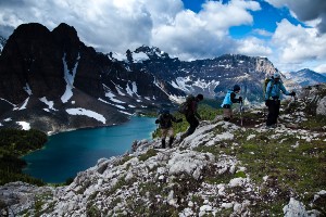 Backpacking near Mount Assiniboine