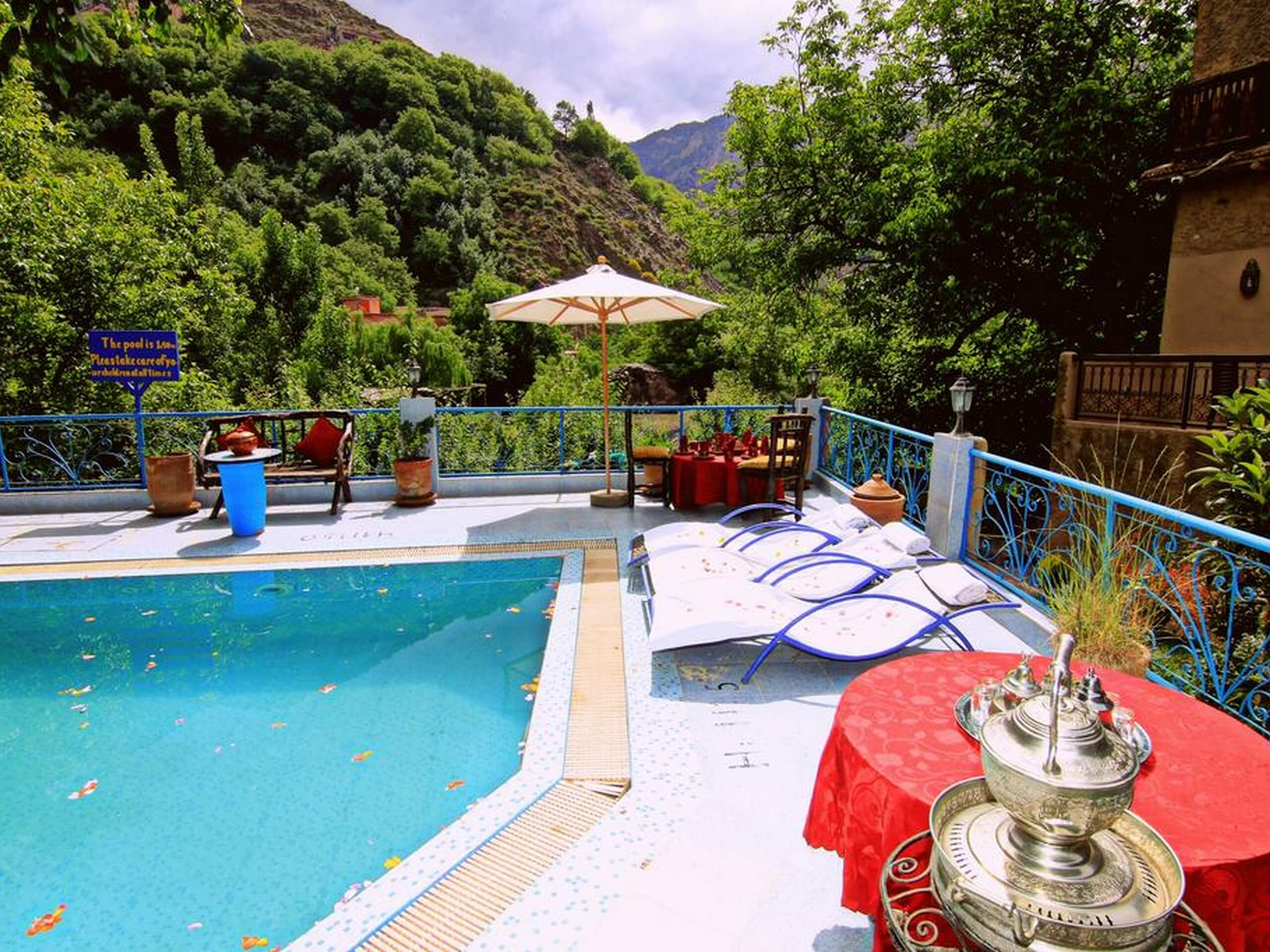 Swimming pool in Morocco