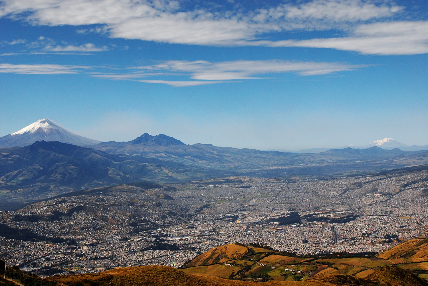 Mountain city in Ecuador