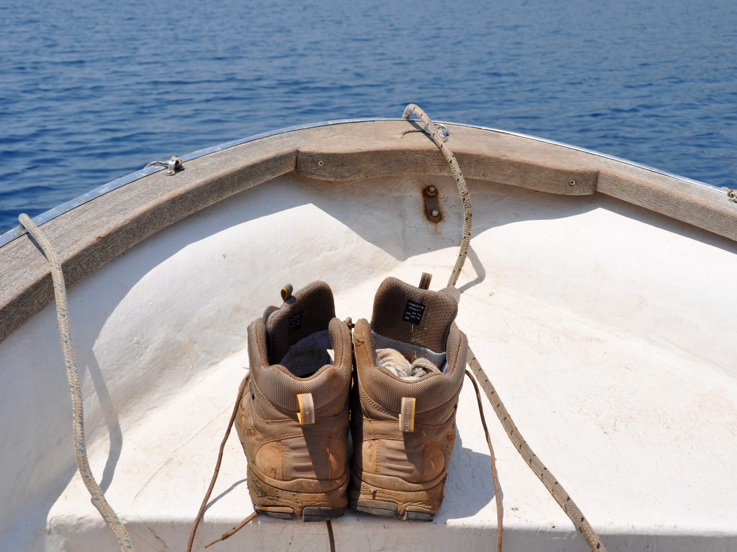 Shoes on the yacht, Lycian Way