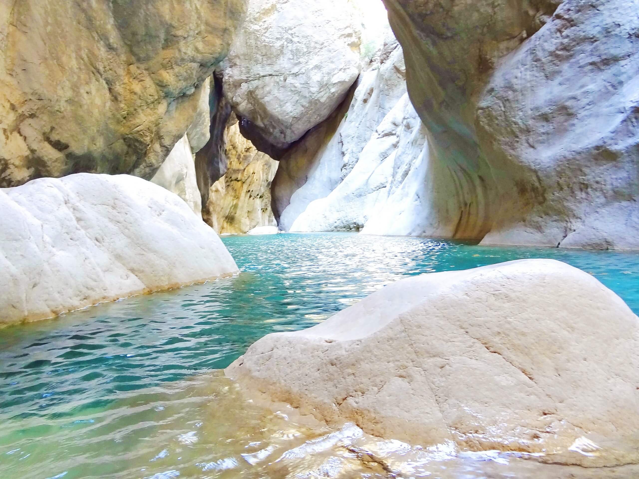 Gonyuk Canyon seen while walking the Lycian Way