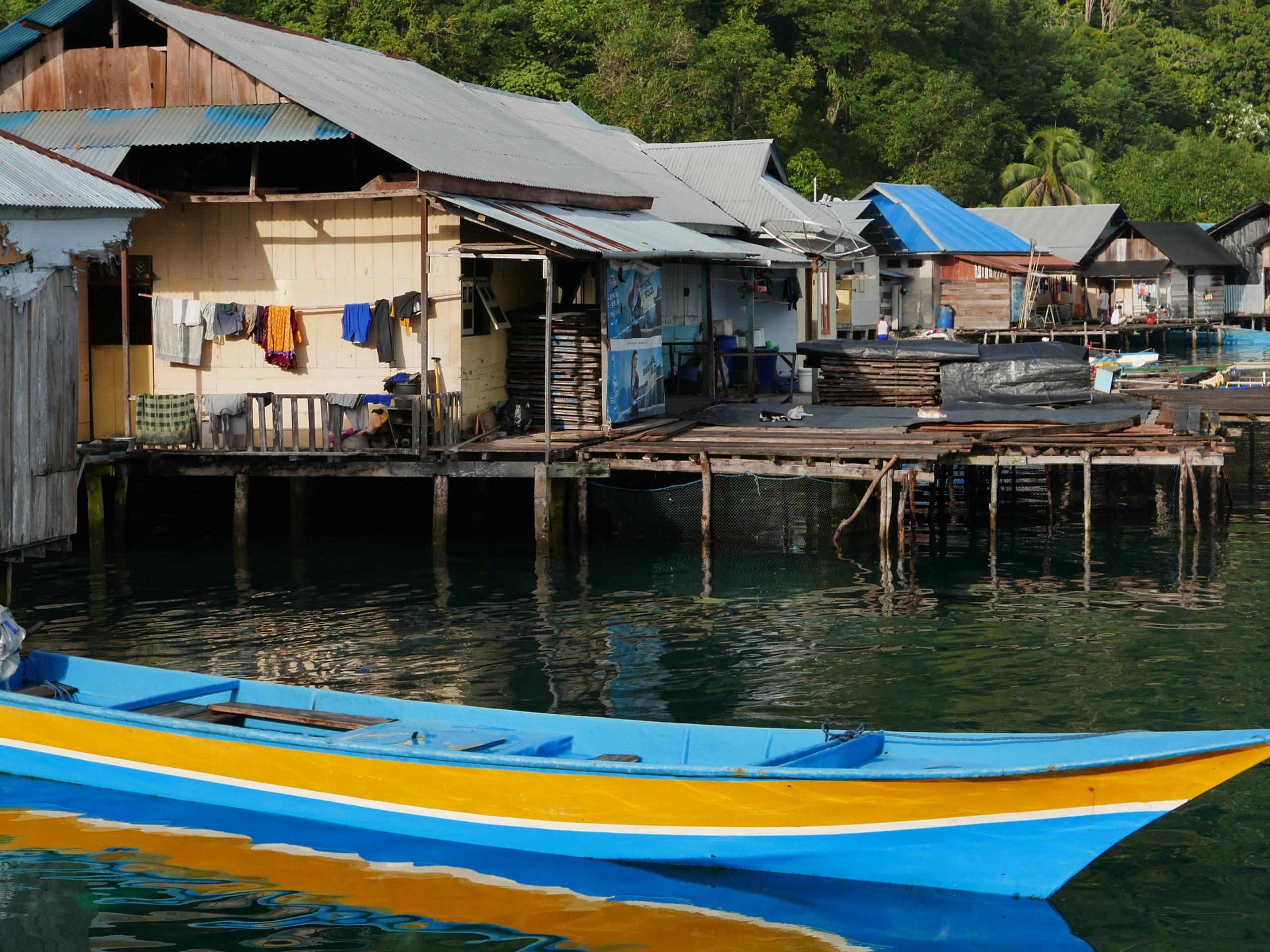 Boat at Sawai Village