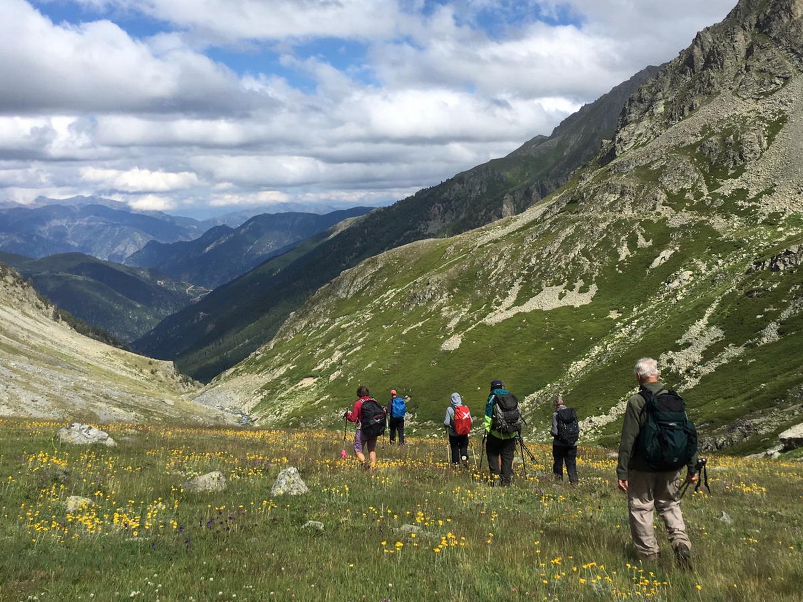 Kackar hikers down valley