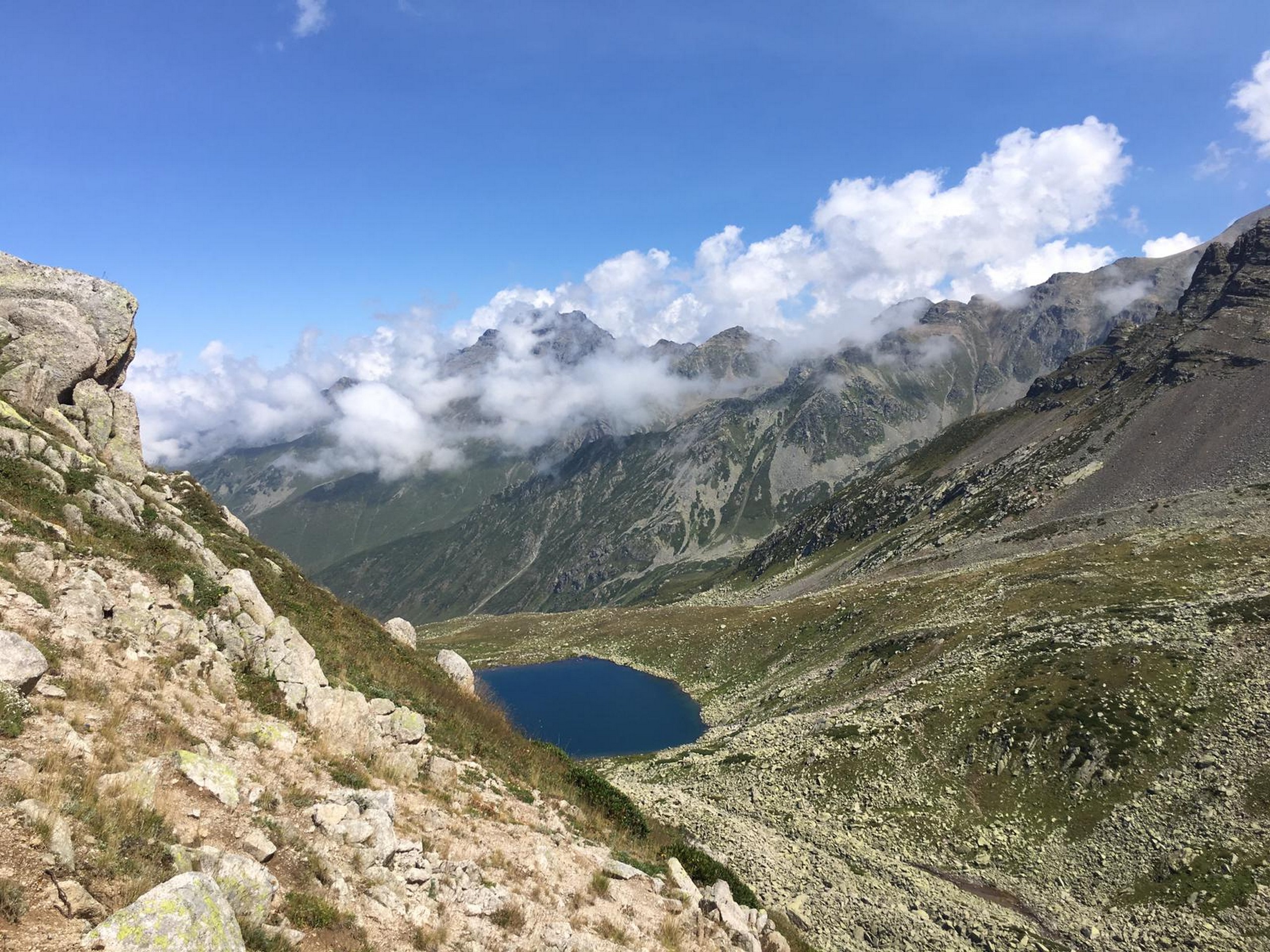 Kackar lake, seen on a summit hike