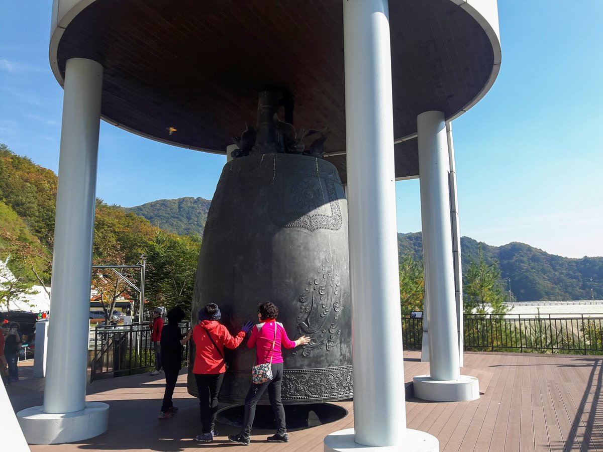 Bell monument landmark South Korea South Korea bike tour