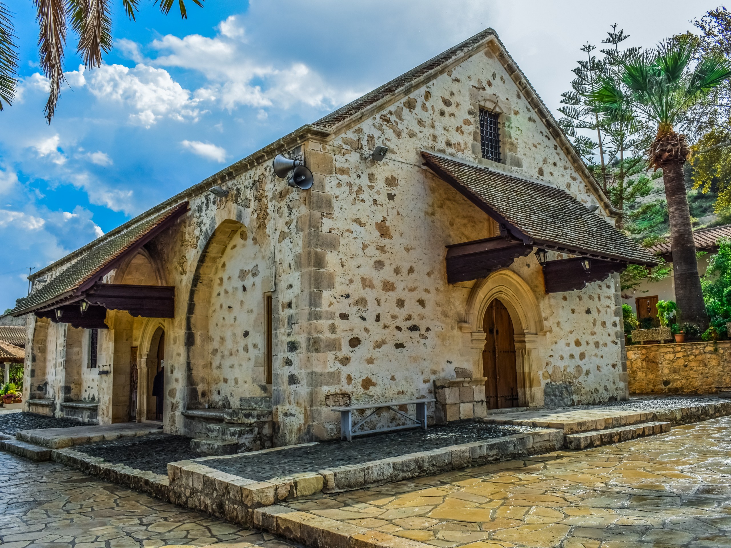 Church near Ohrid Lake in North Macedonia