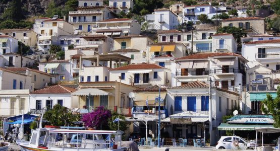 Small marina in Poros Island