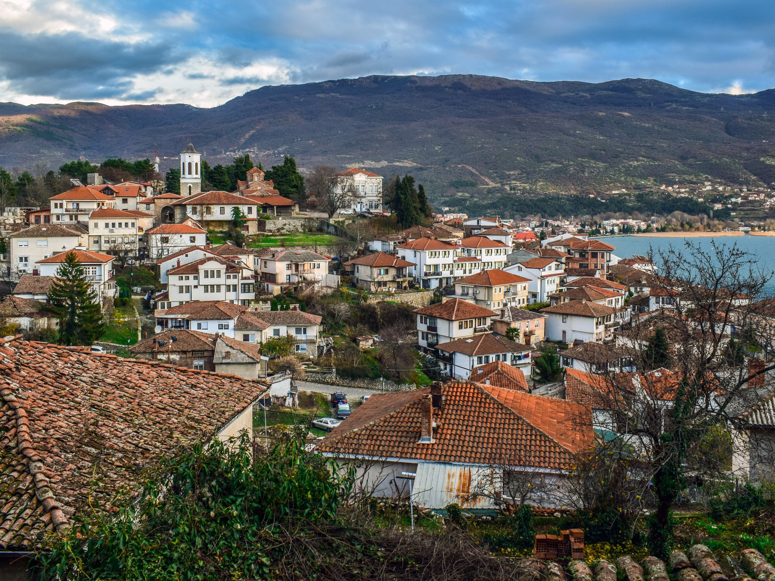 Ohrid oldtown in North Macedonia