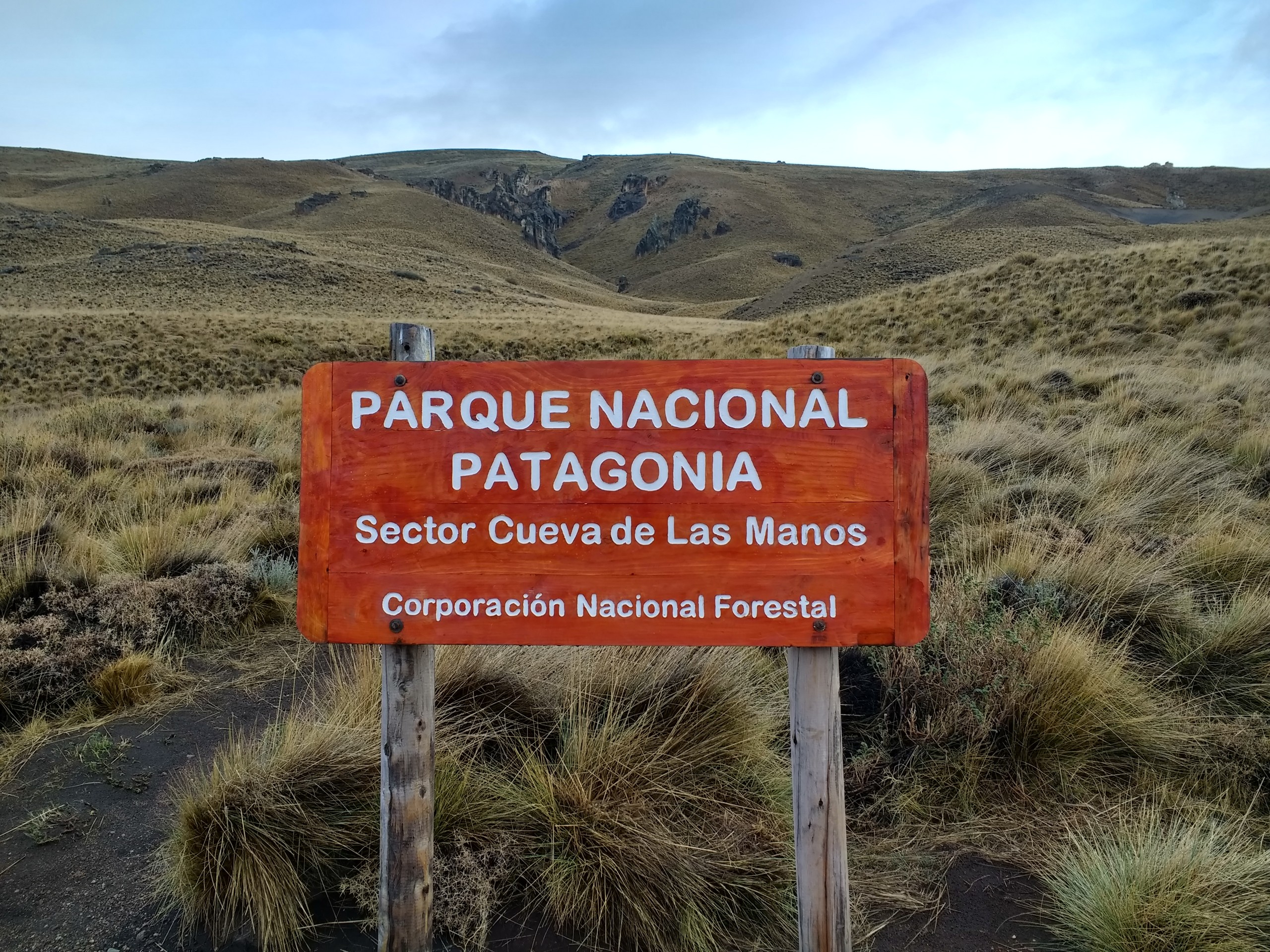 Sign in Patagonia National Park