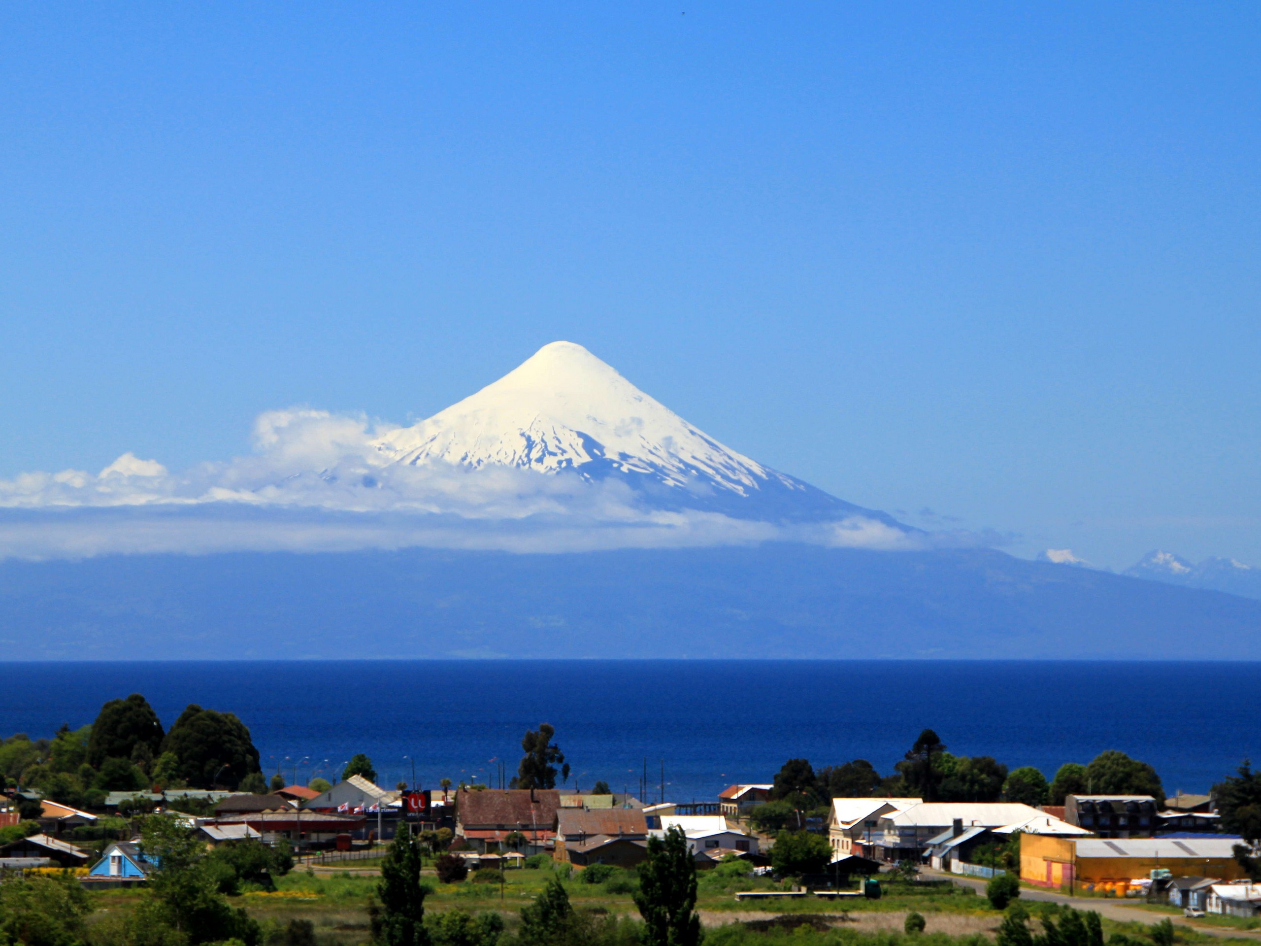 Osorno volcano as seen from afar