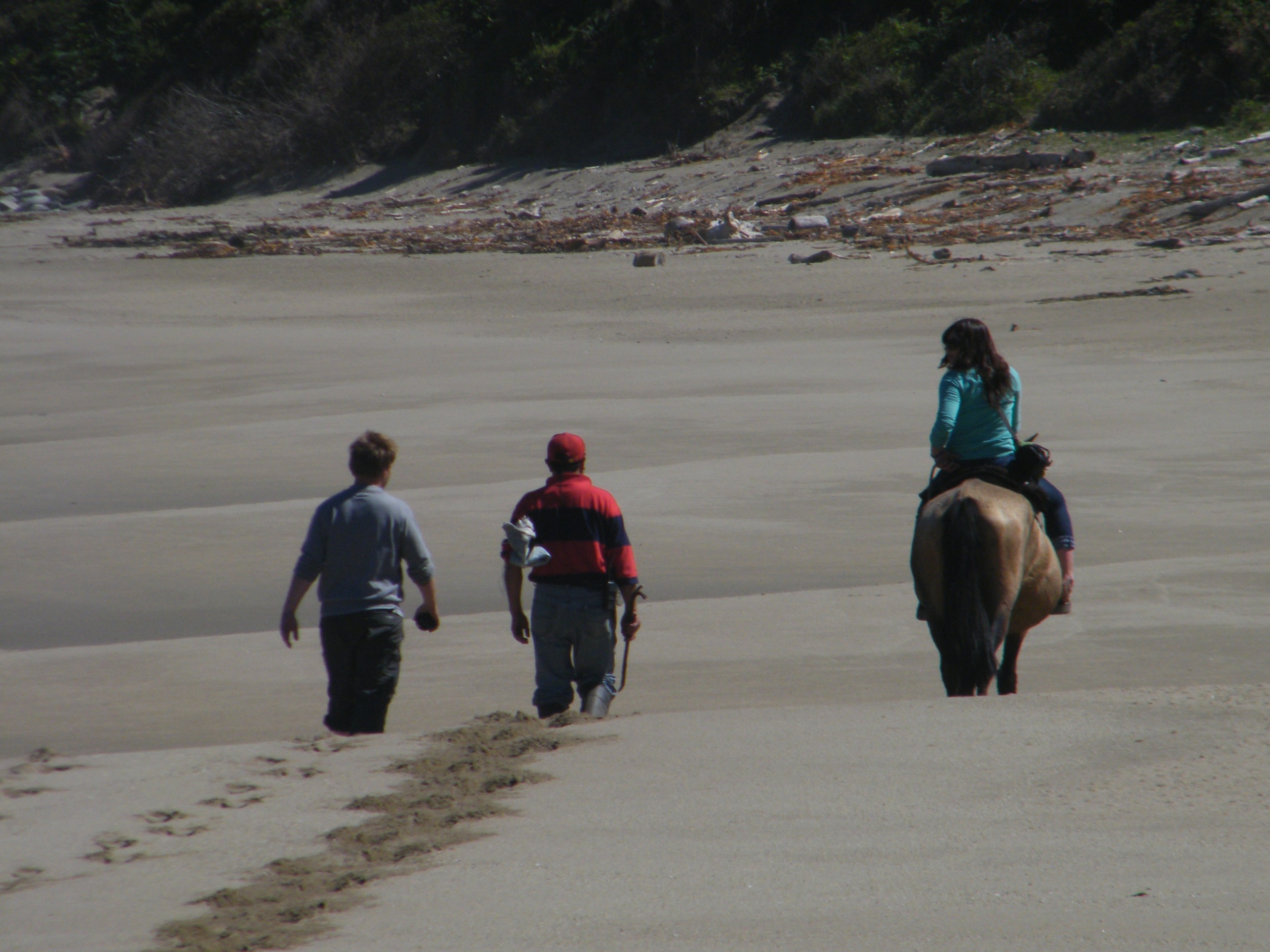 Horseback riding with a local family in Mapu