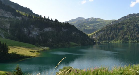 Beautiful lake in France