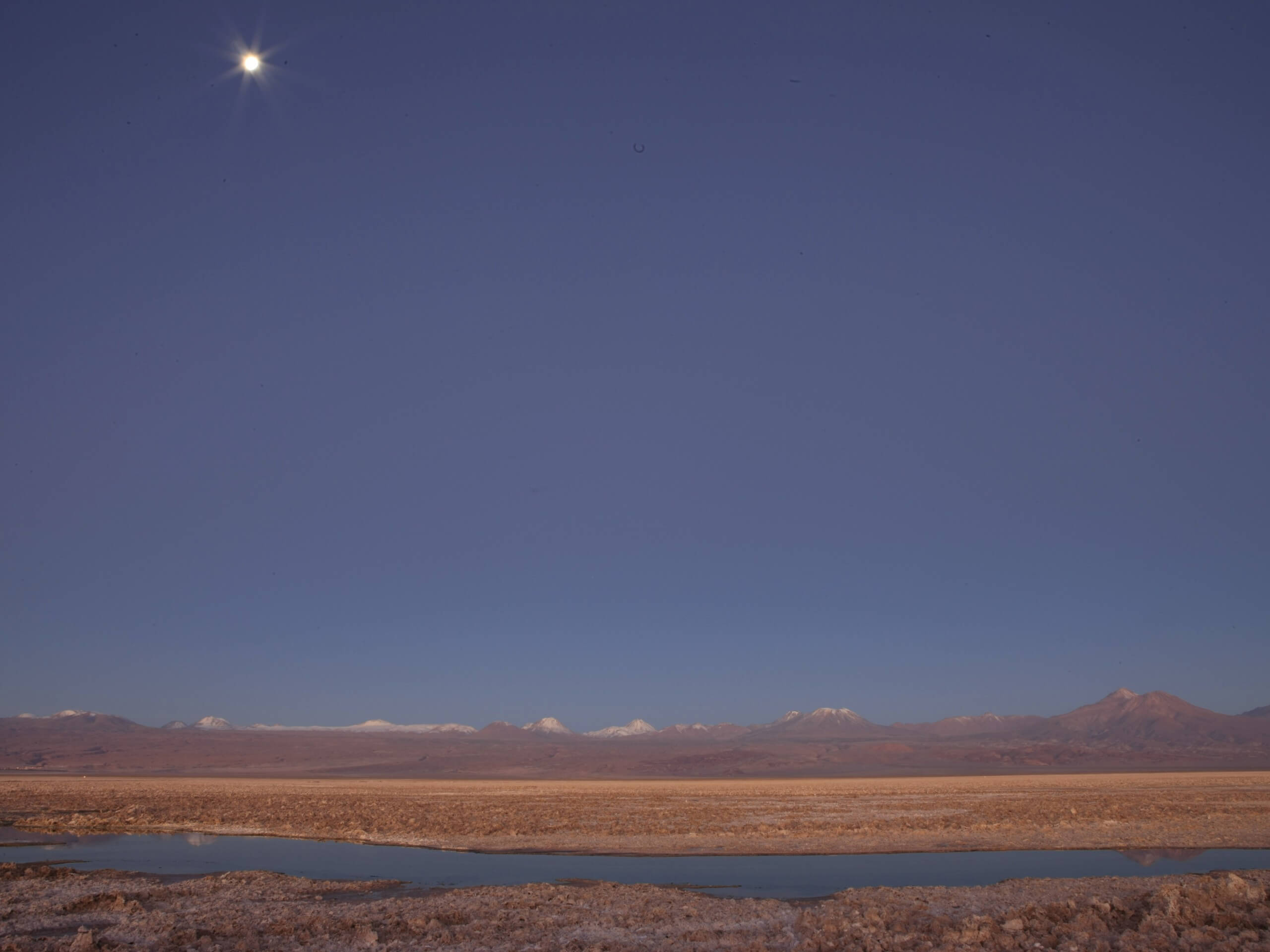 Salar de Atacama during the night