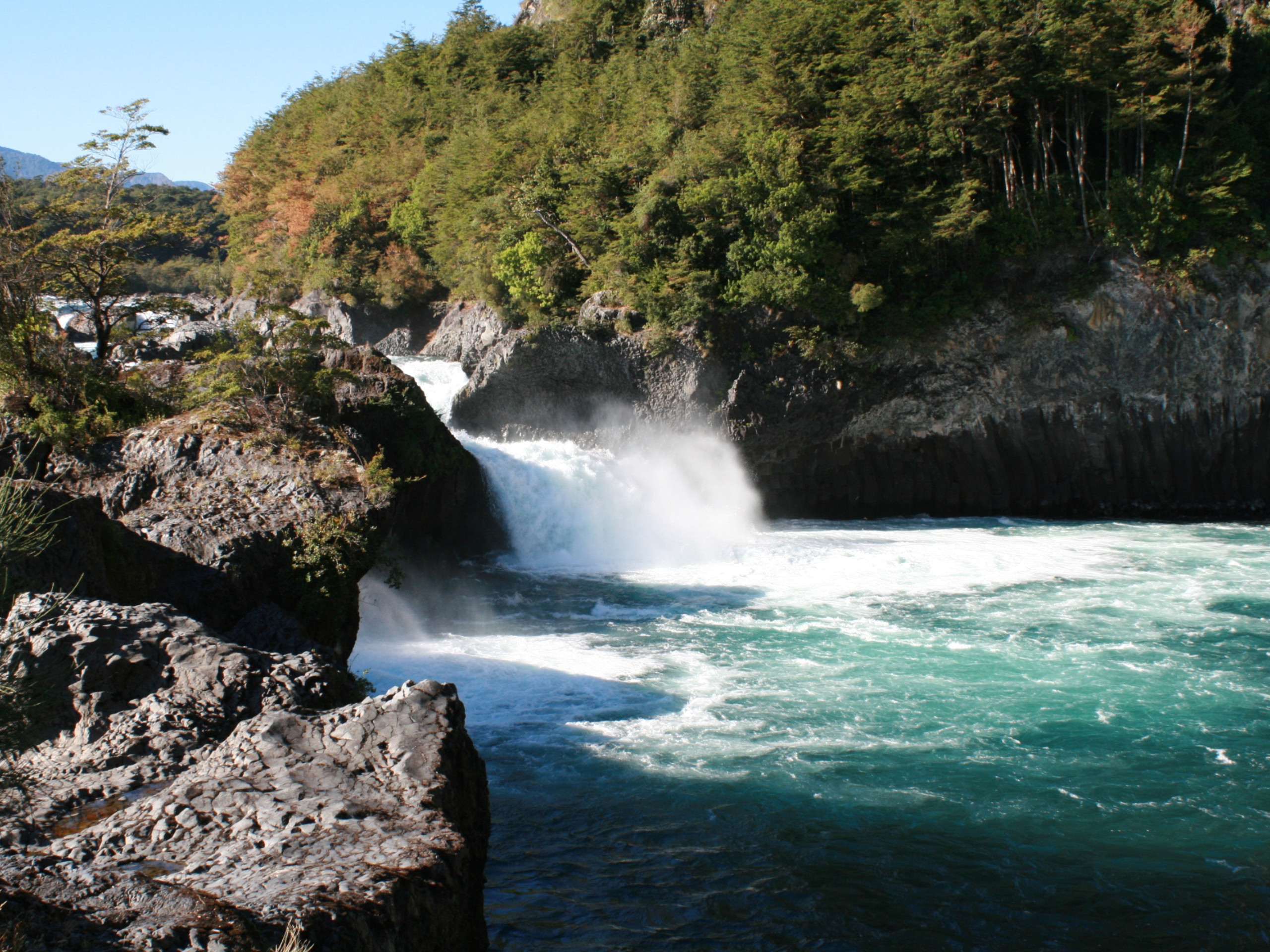 Small waterfall near Petrohue