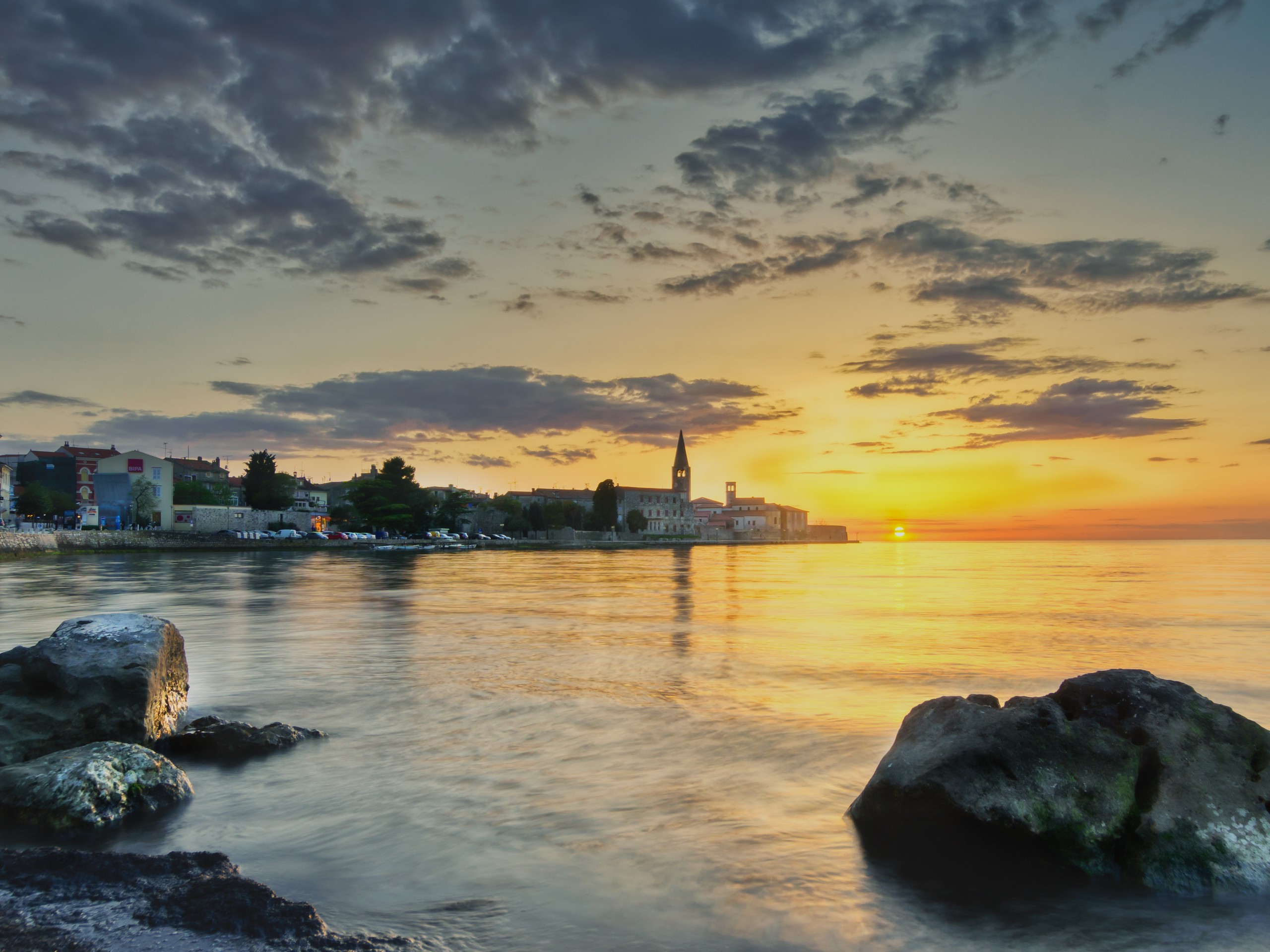 Sunset over the sea (Croatia)