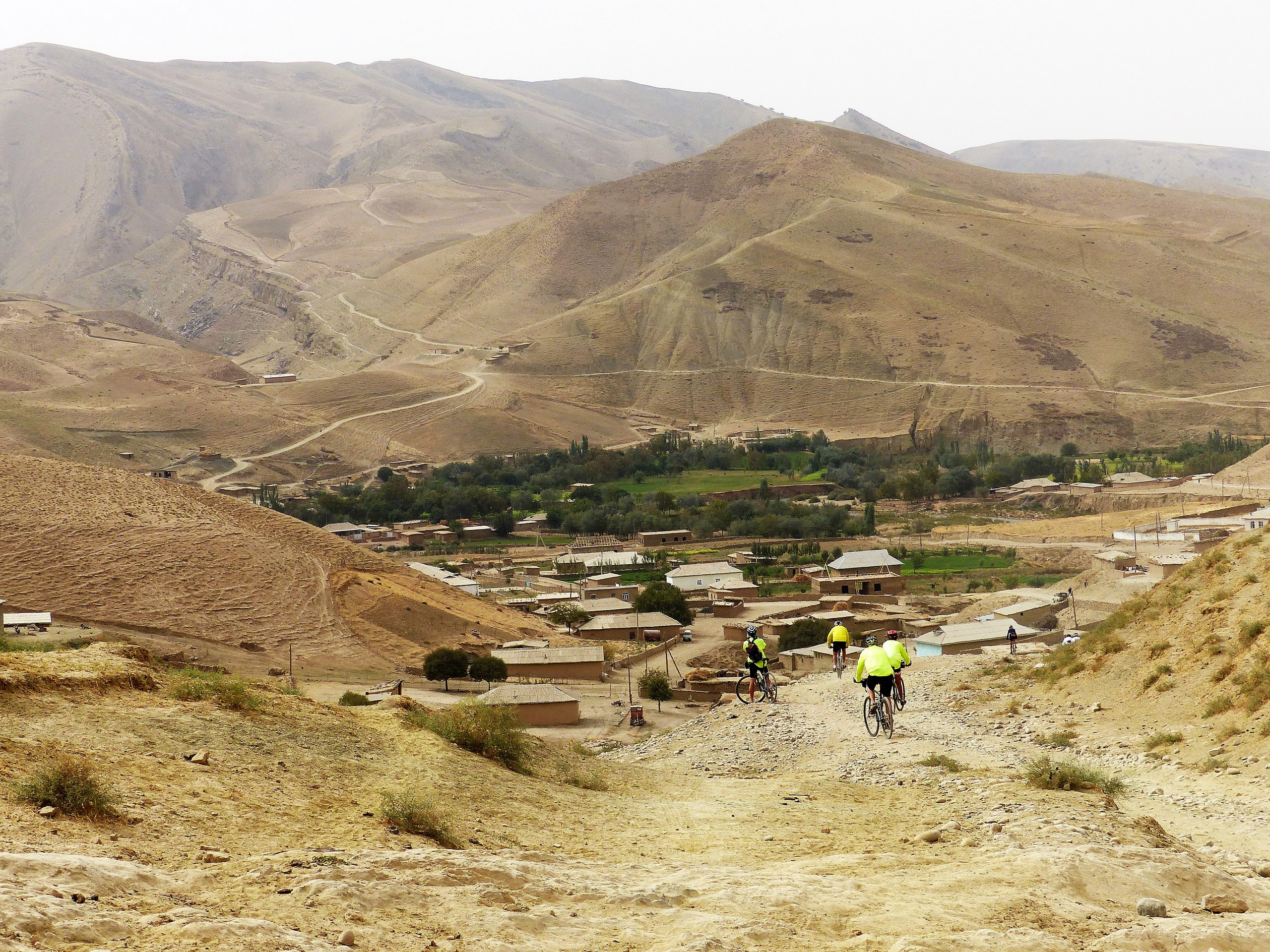 Beautiful countryside views in Uzbekistan