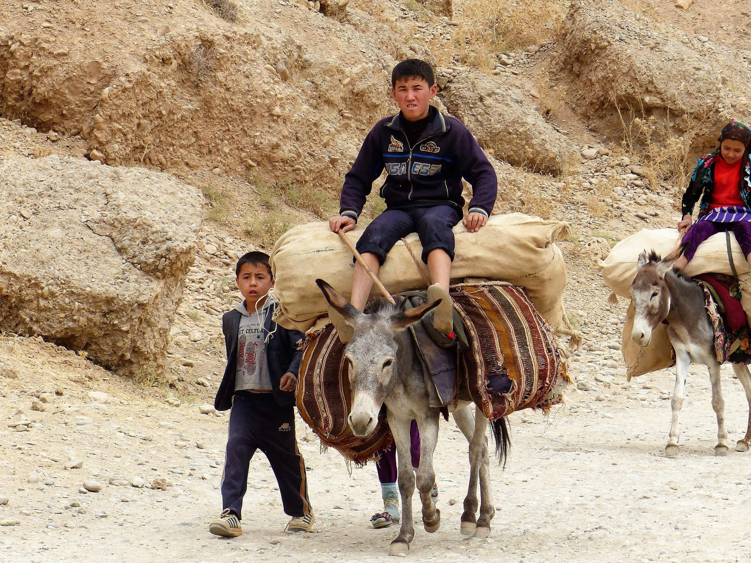 Local farmers in Uzbekistan