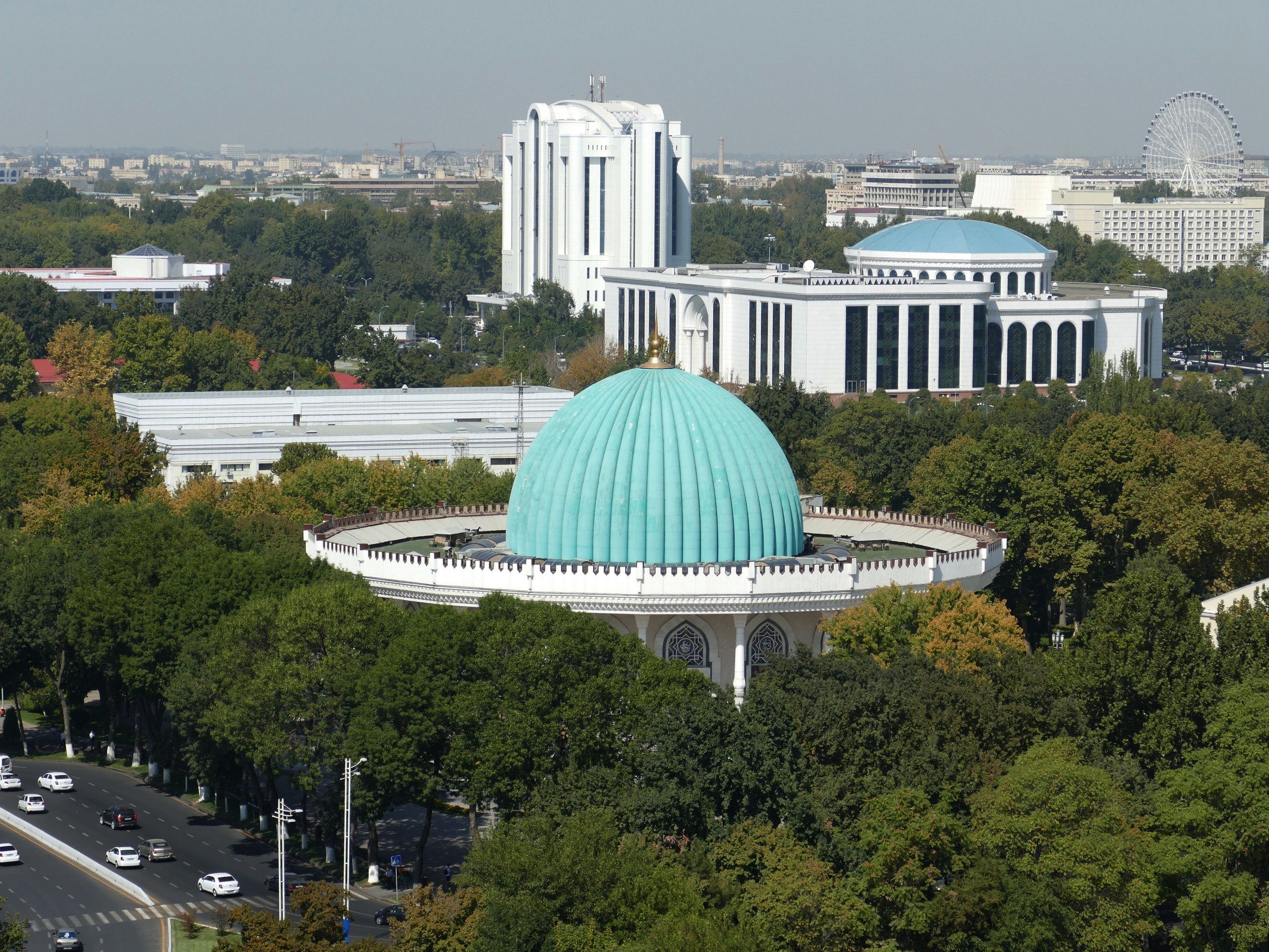 Beautiful oldtown in one of the Uzbekistan's cities