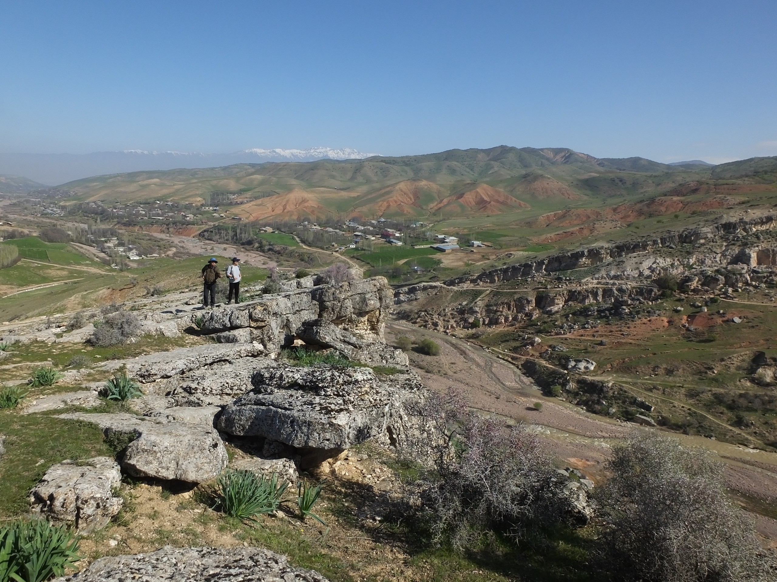 Beautiful rocky overview in Uzbekistan