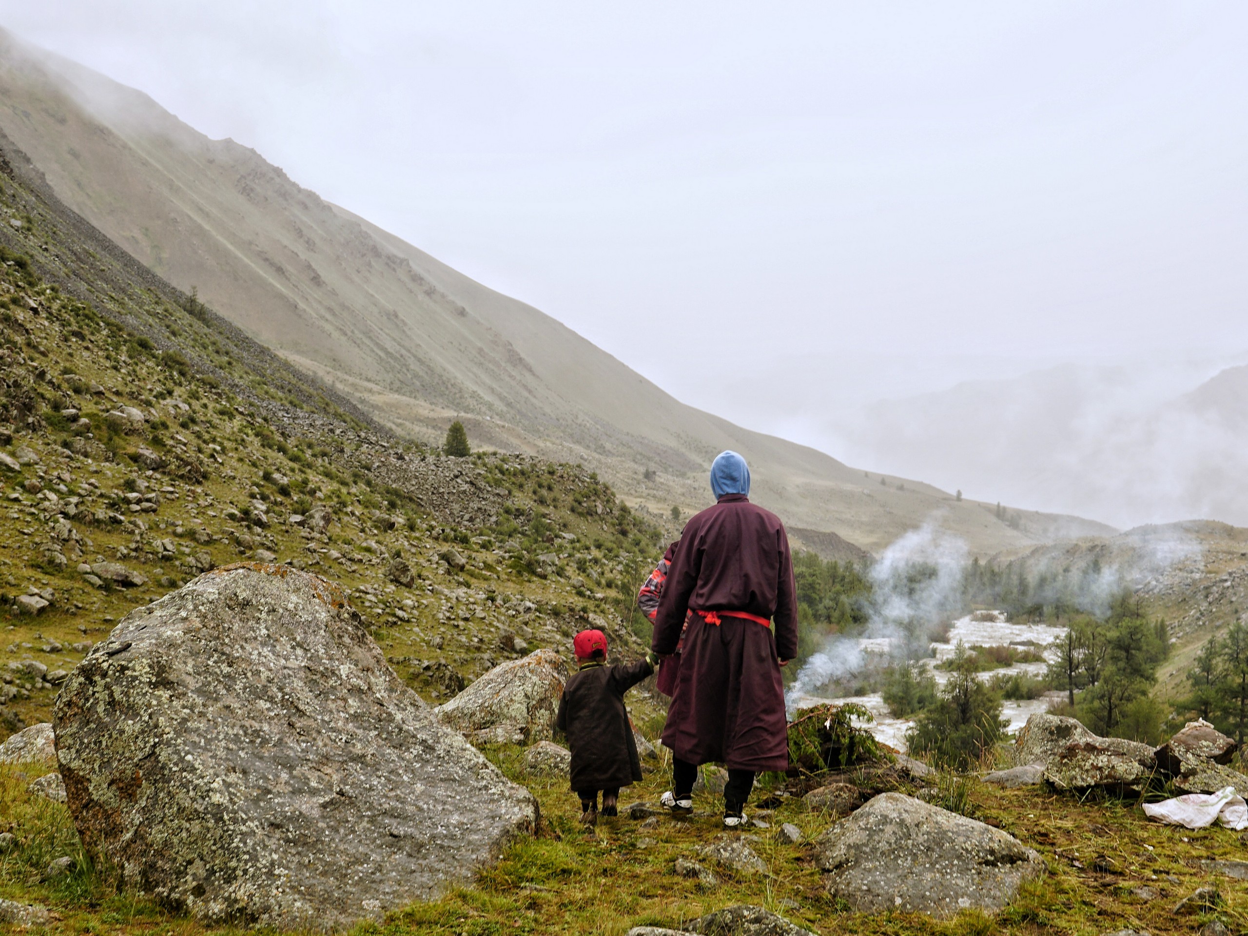 Beautiful countryside in Mongolia