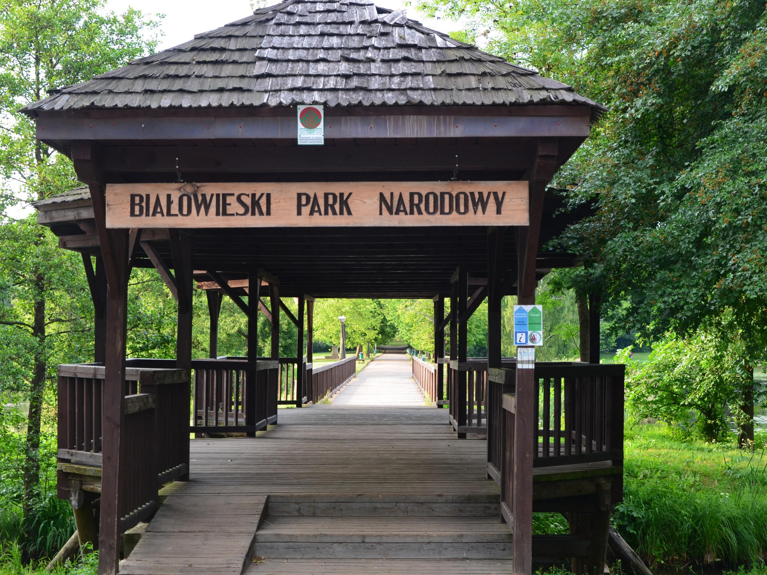 Entrance to Bialowieza National Forest