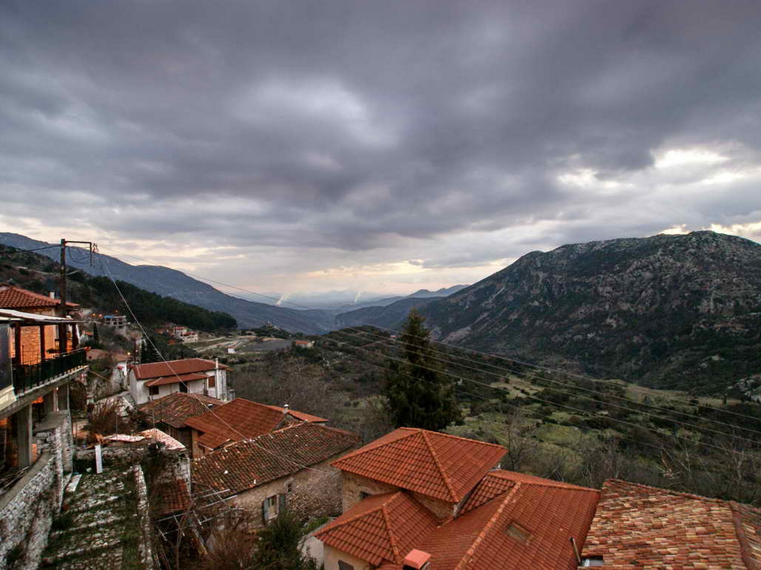 Menalon route views in Greece
