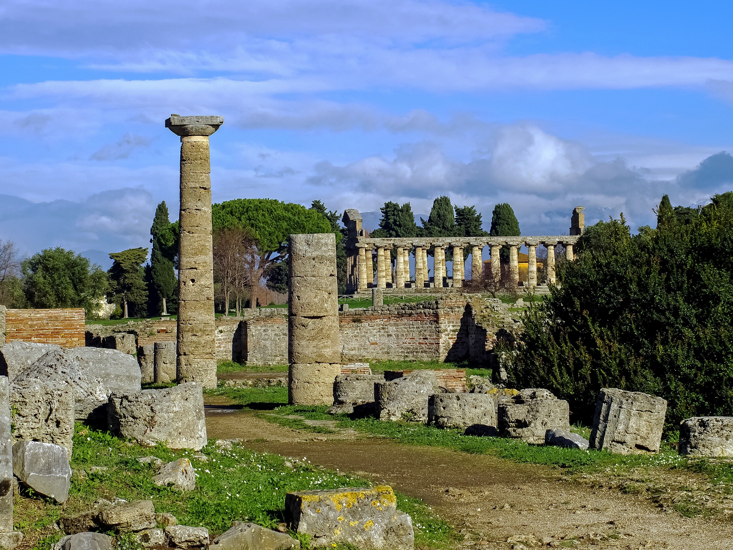Paestum Ruins in Italy