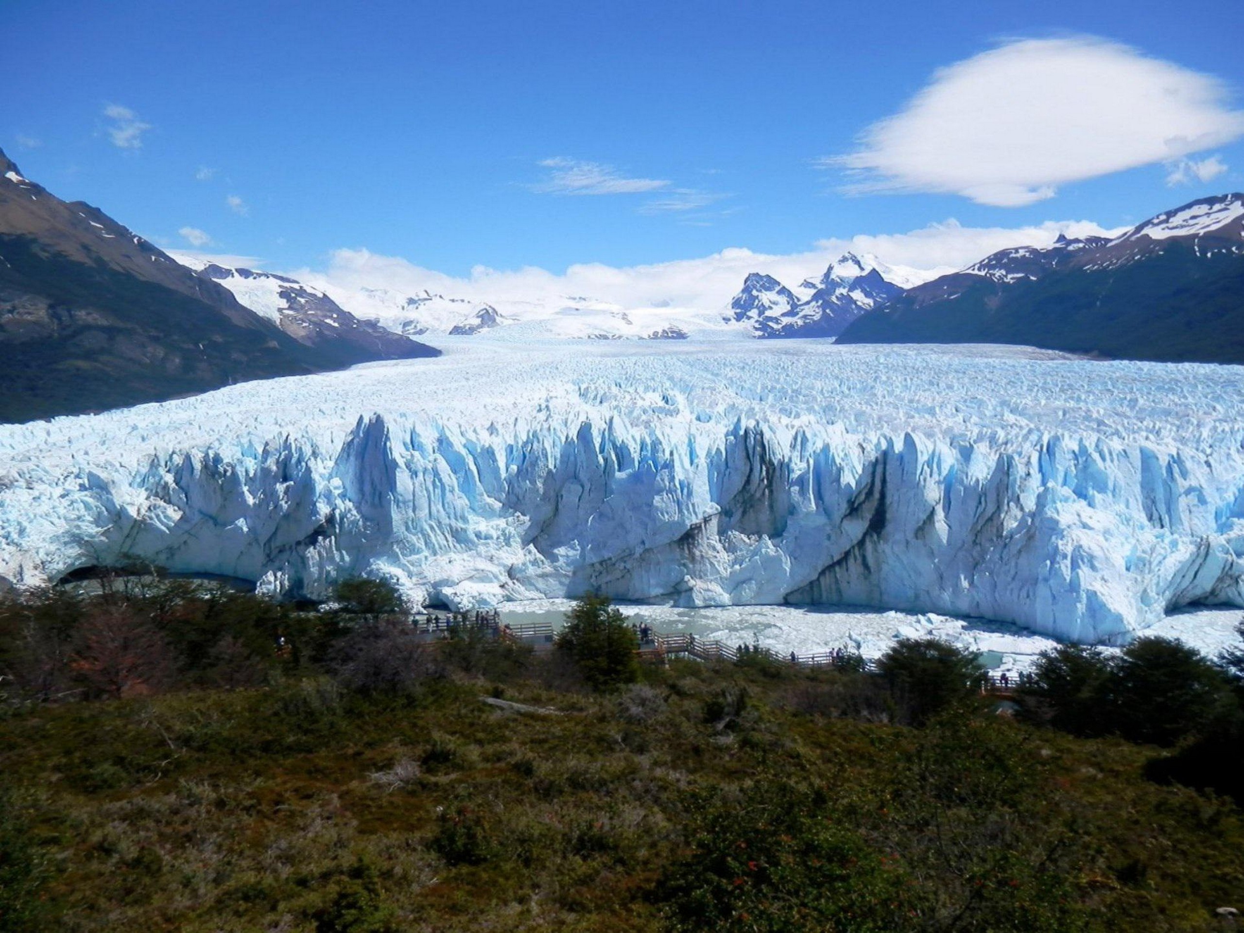 Perito Moreno as seen from the main overlook