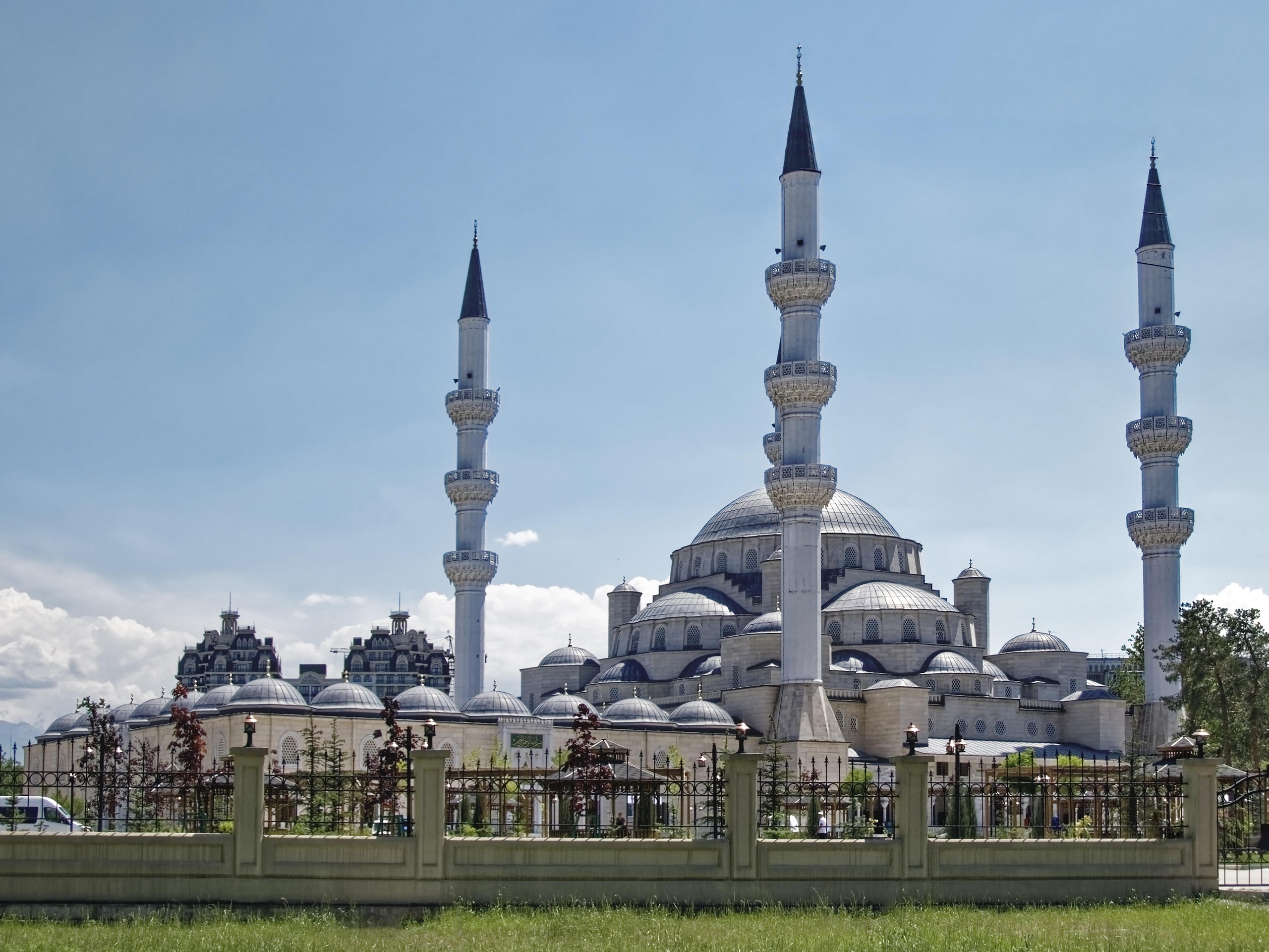 Stunning mosque in Kyrgystan