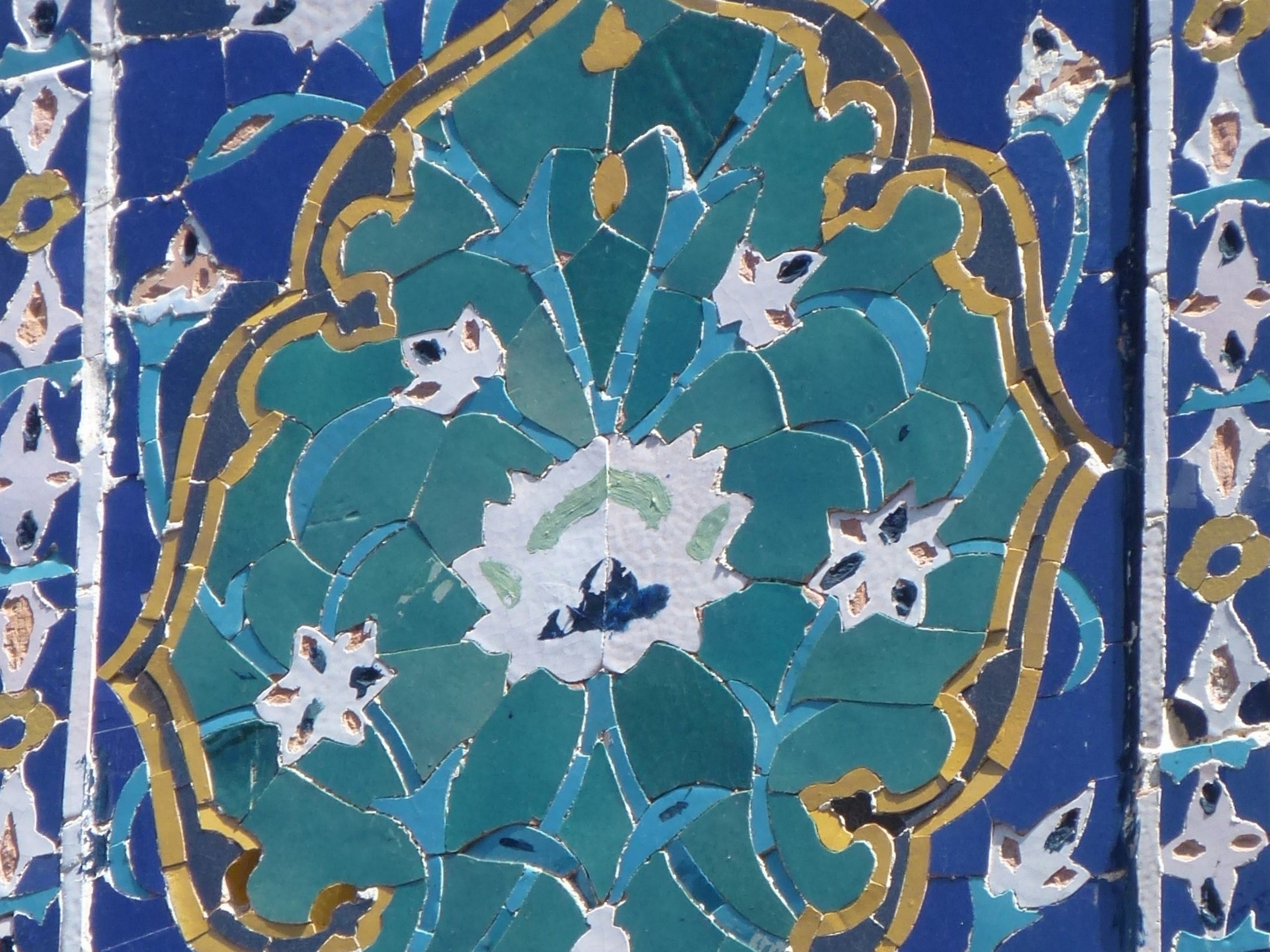 Shakhi Zinda mosaics