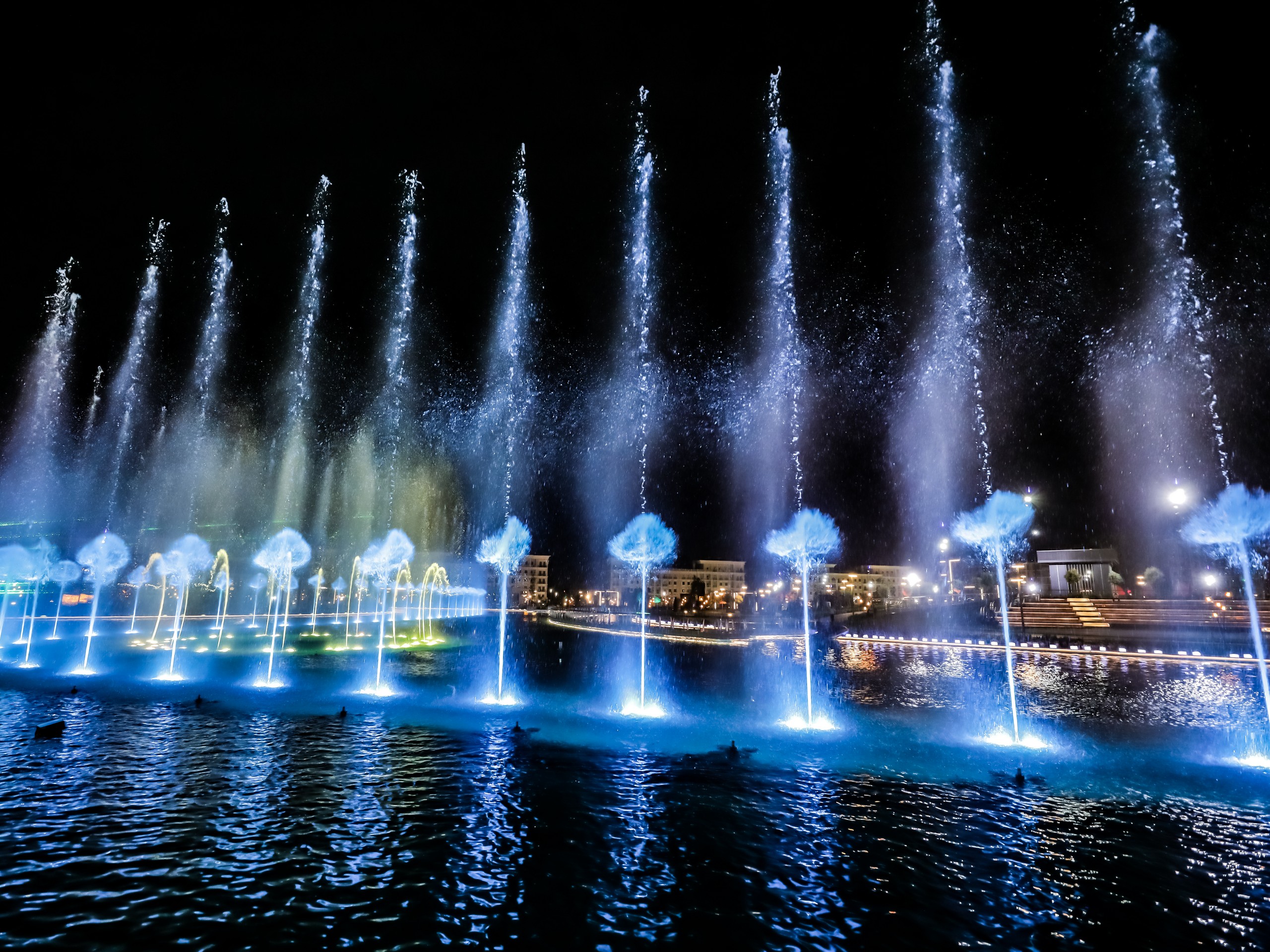 Tashkent city at night