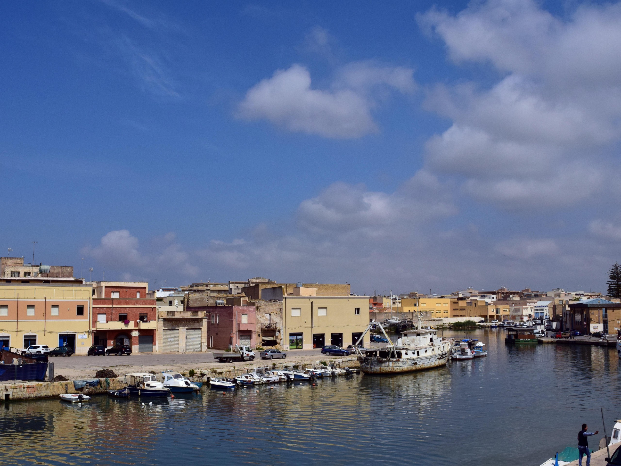 Small port in Sicily, Italy