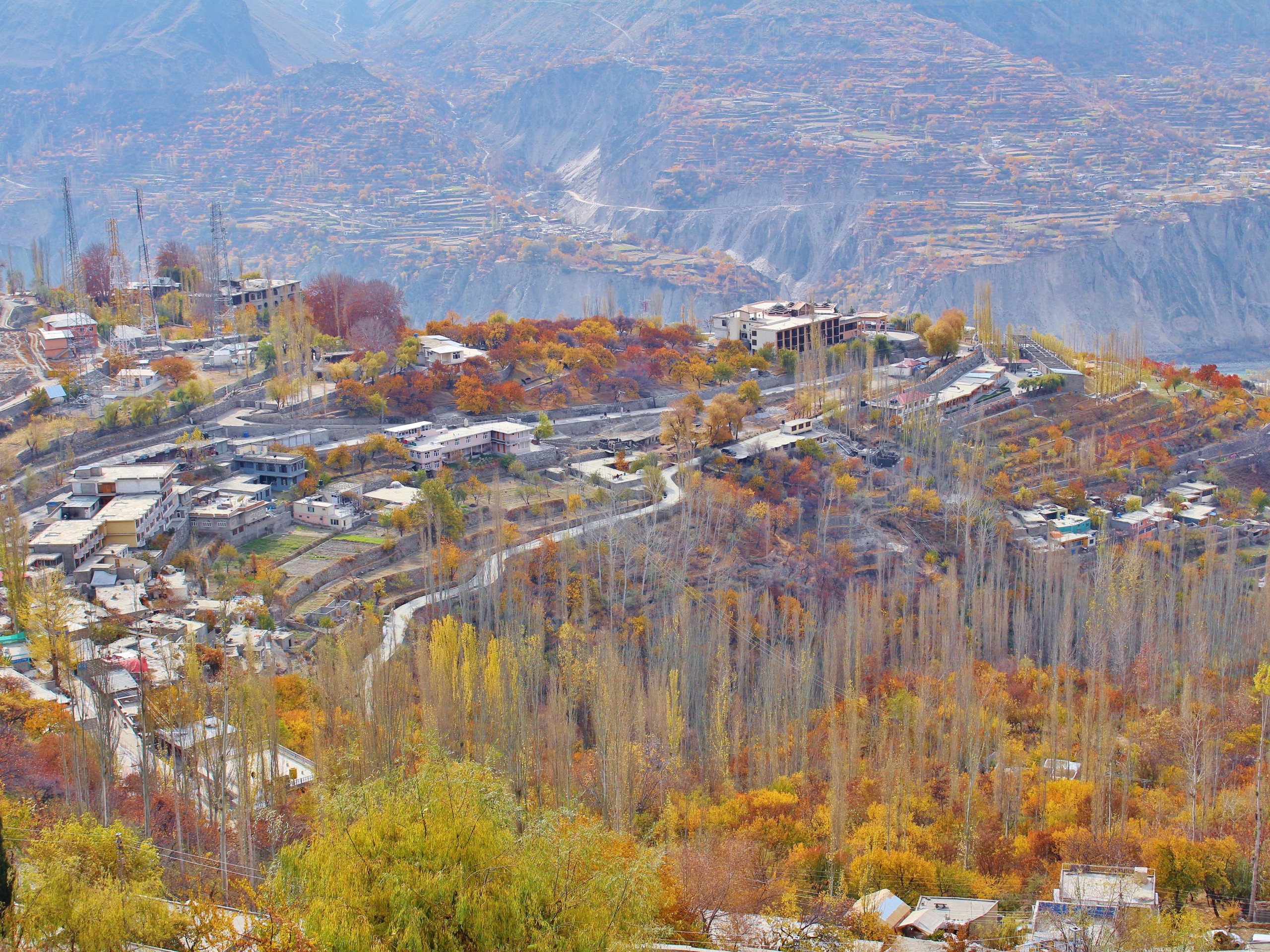 Town in Hunza Valley, Pakistan