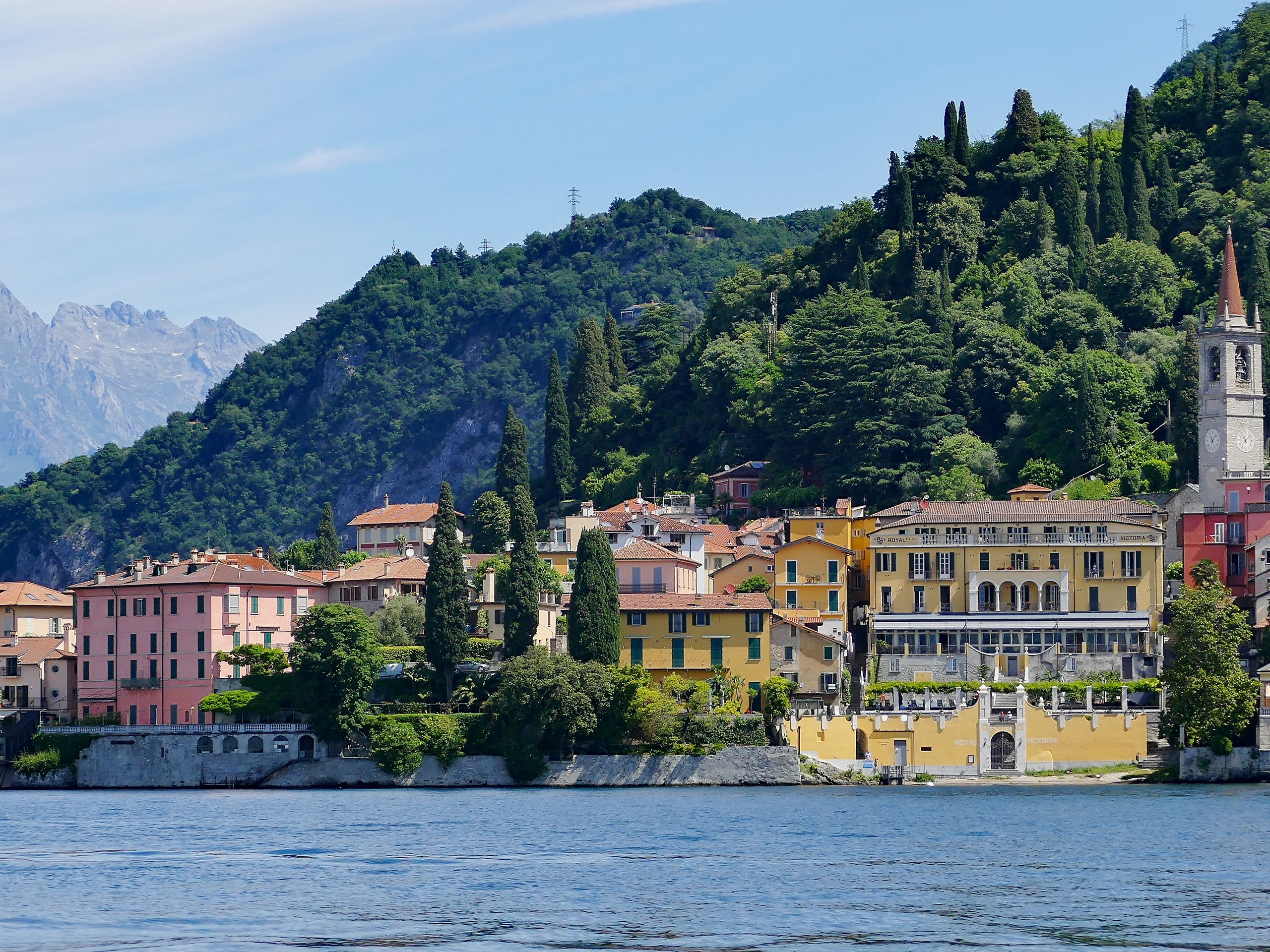 Varenna, as seen from the Lake Como ferry
