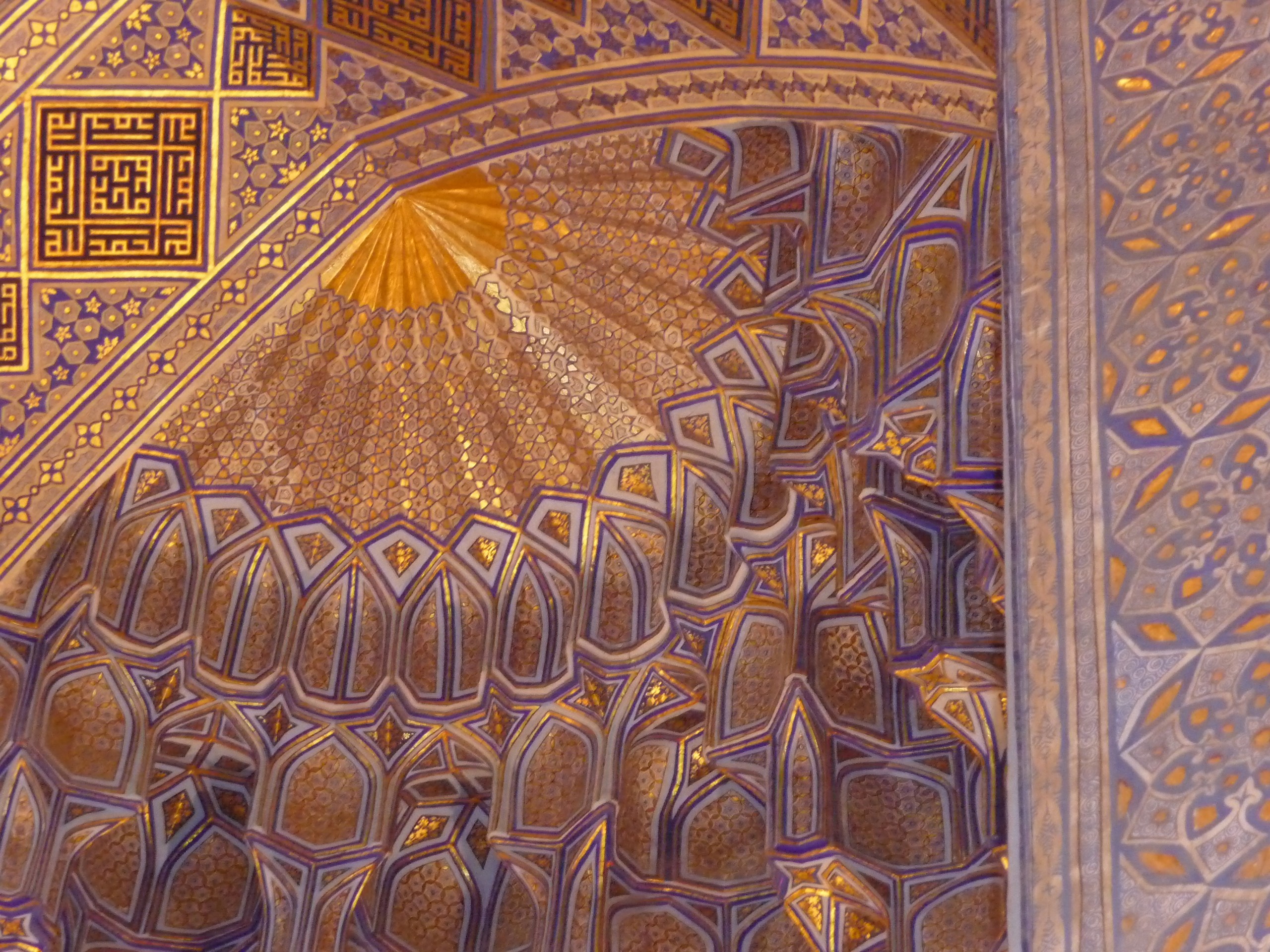 Guri Emir Mausoleum ceiling