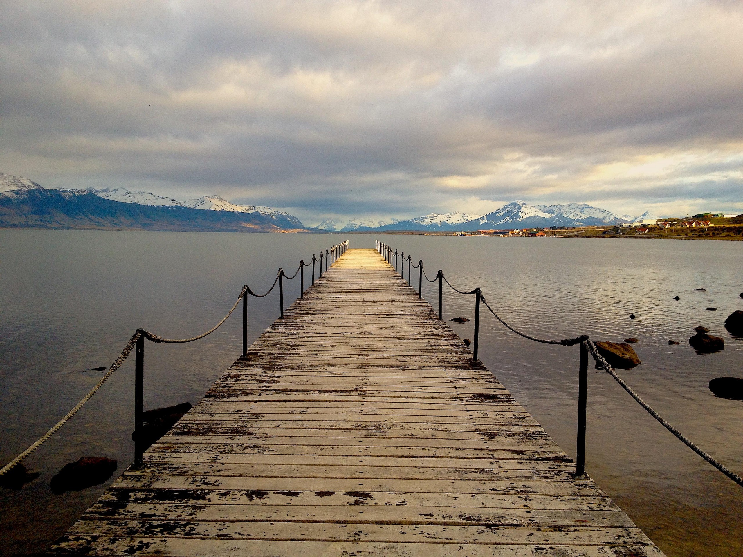 Lone panton in Puerto Natales