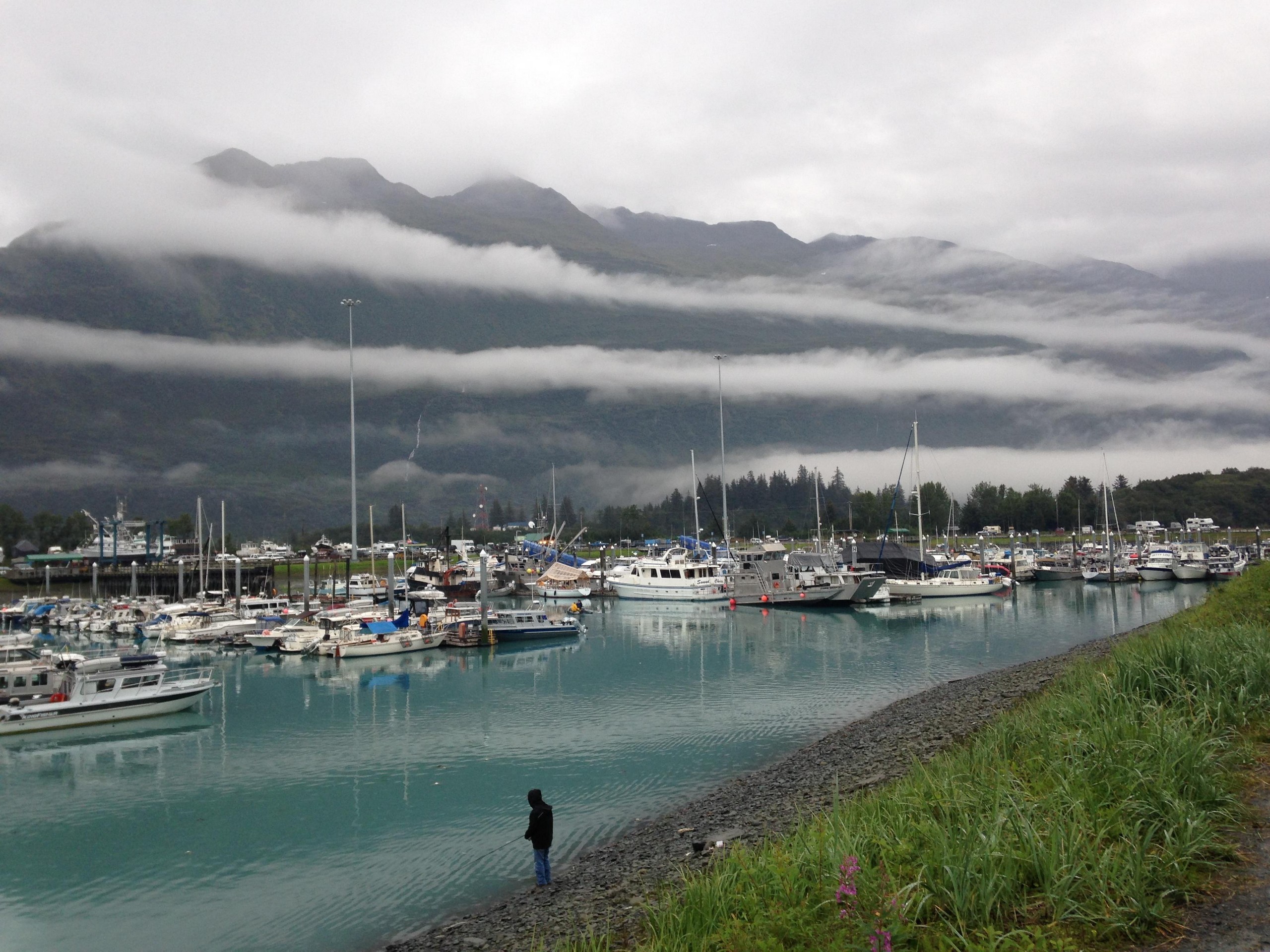 Small marina in Valdez