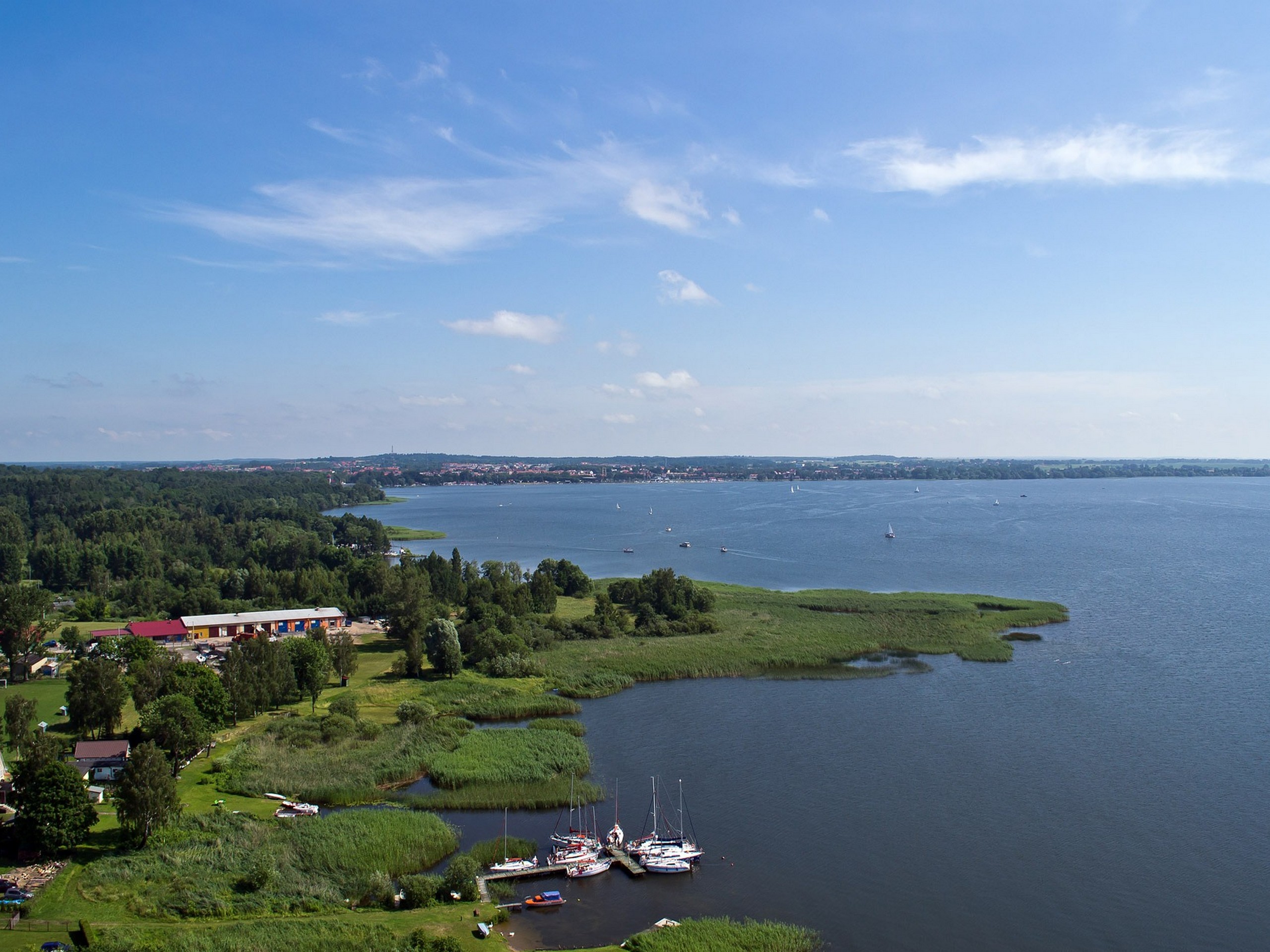 Baltic sea coast seen while on a biking tour in Poland