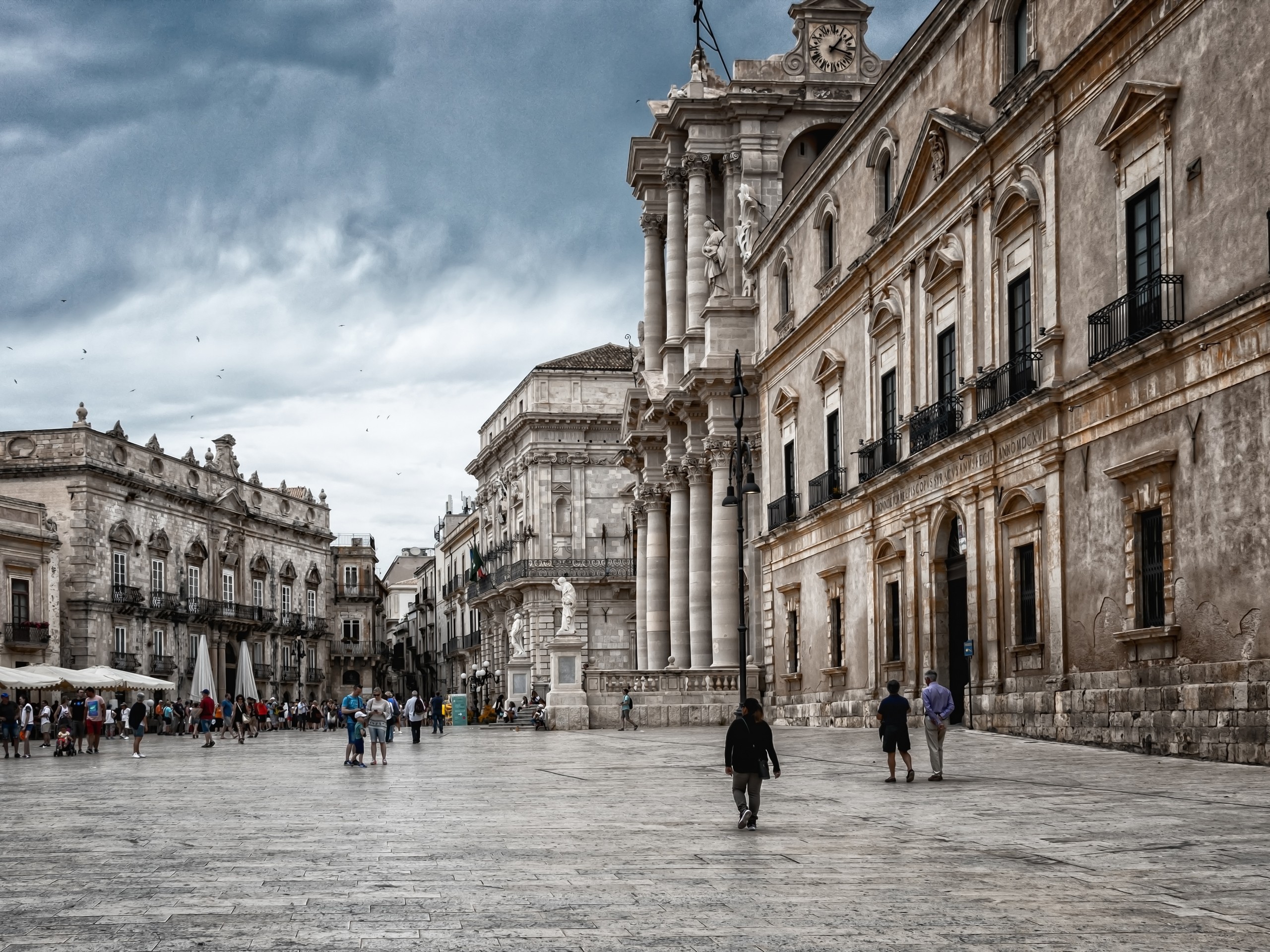 The oldtown in one of the Sicilian villages