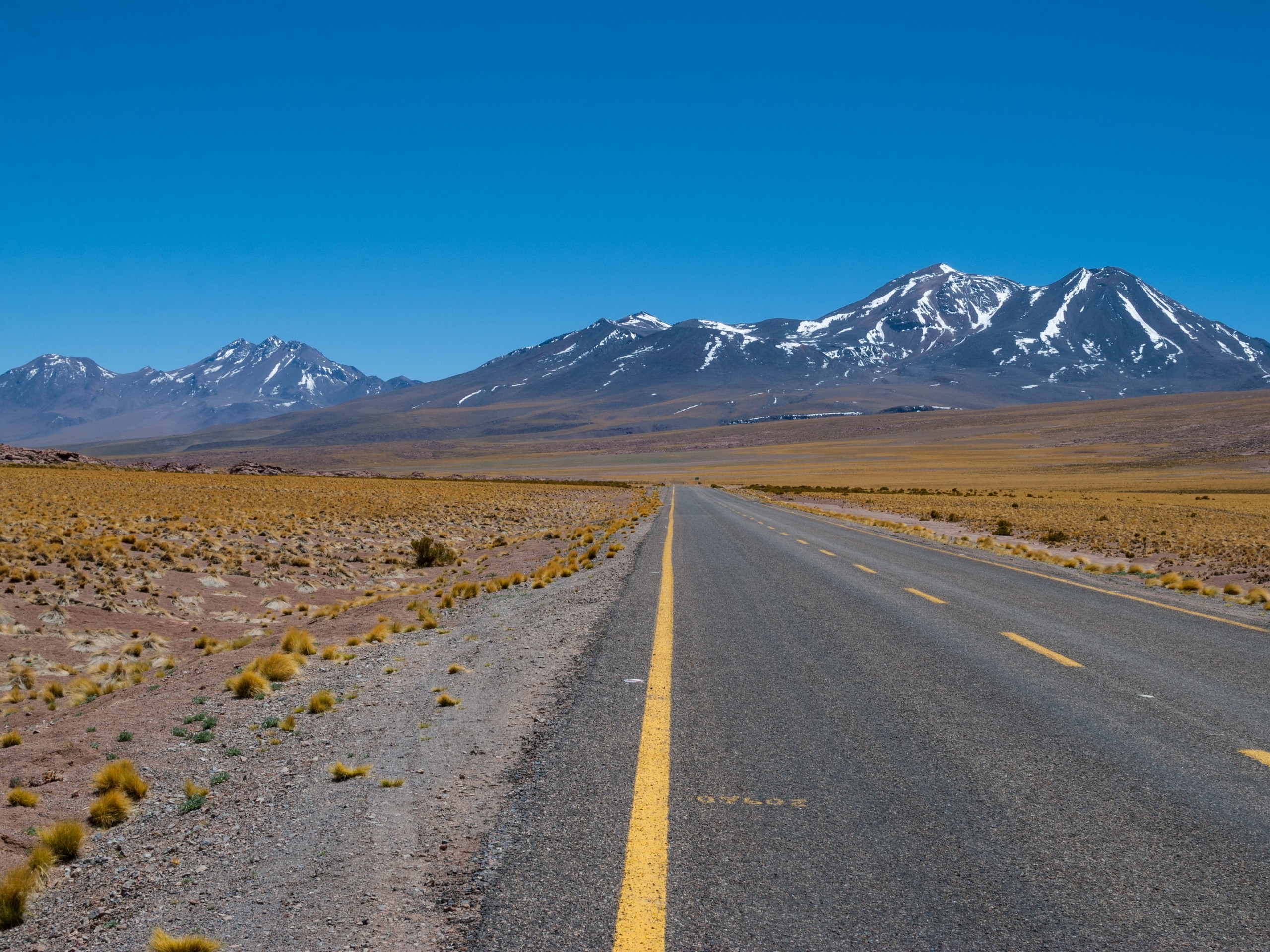 Beautiful road in Atacama Desert, Chile