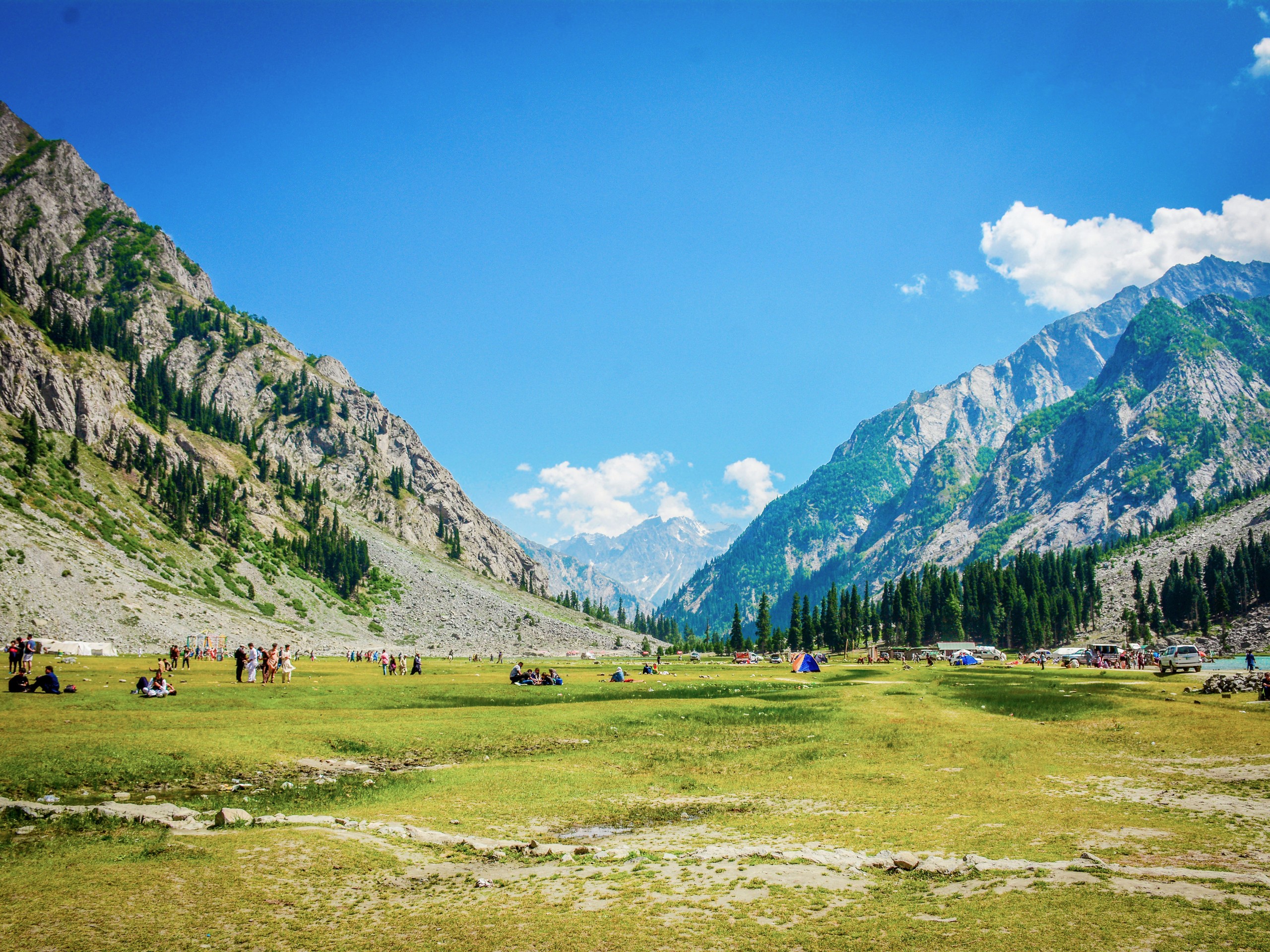 Beautiful meadows in Pakistan